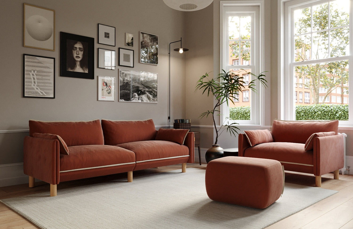 How to Style Earthy Toned Sofas