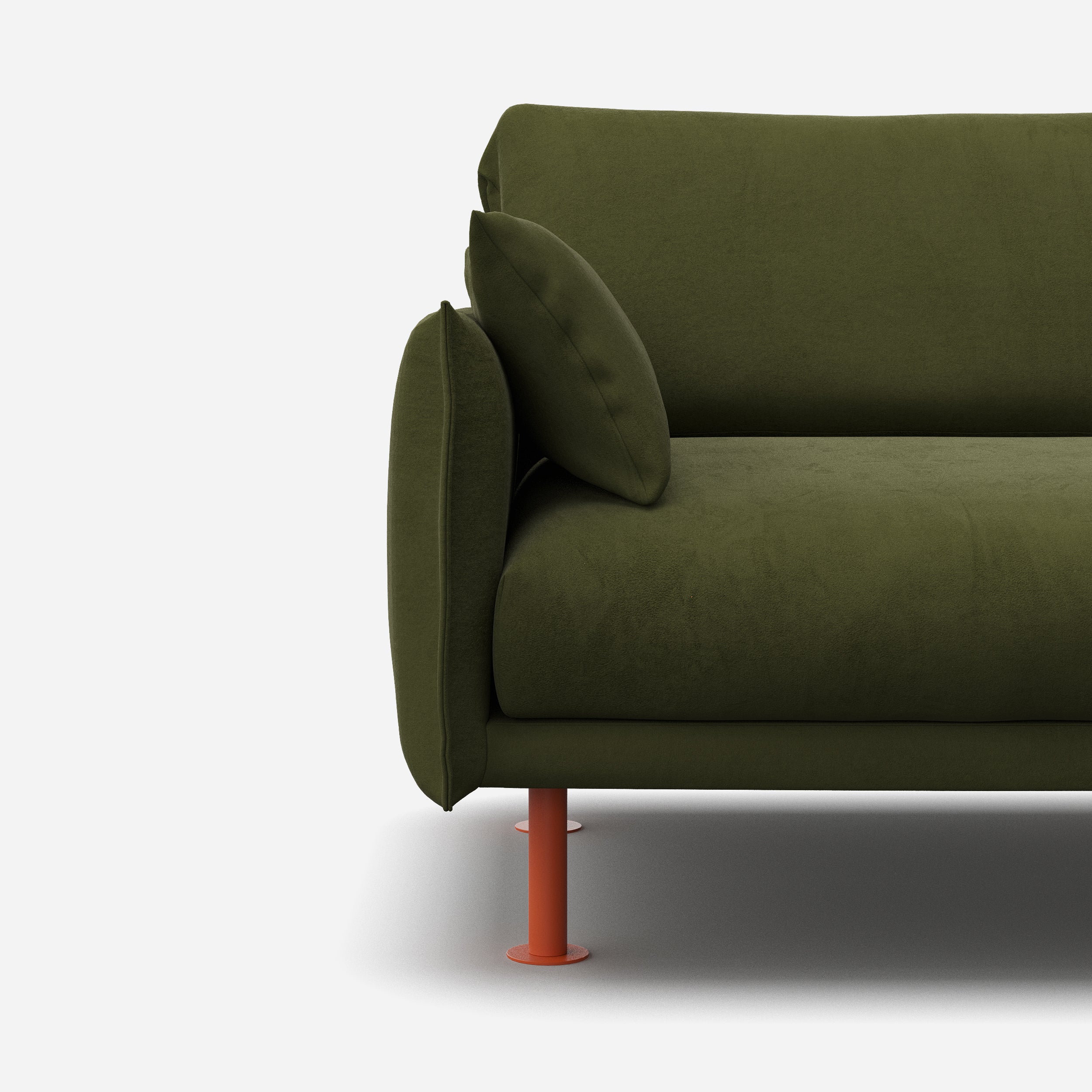 @ Dark Green Velvet | Brick Legs