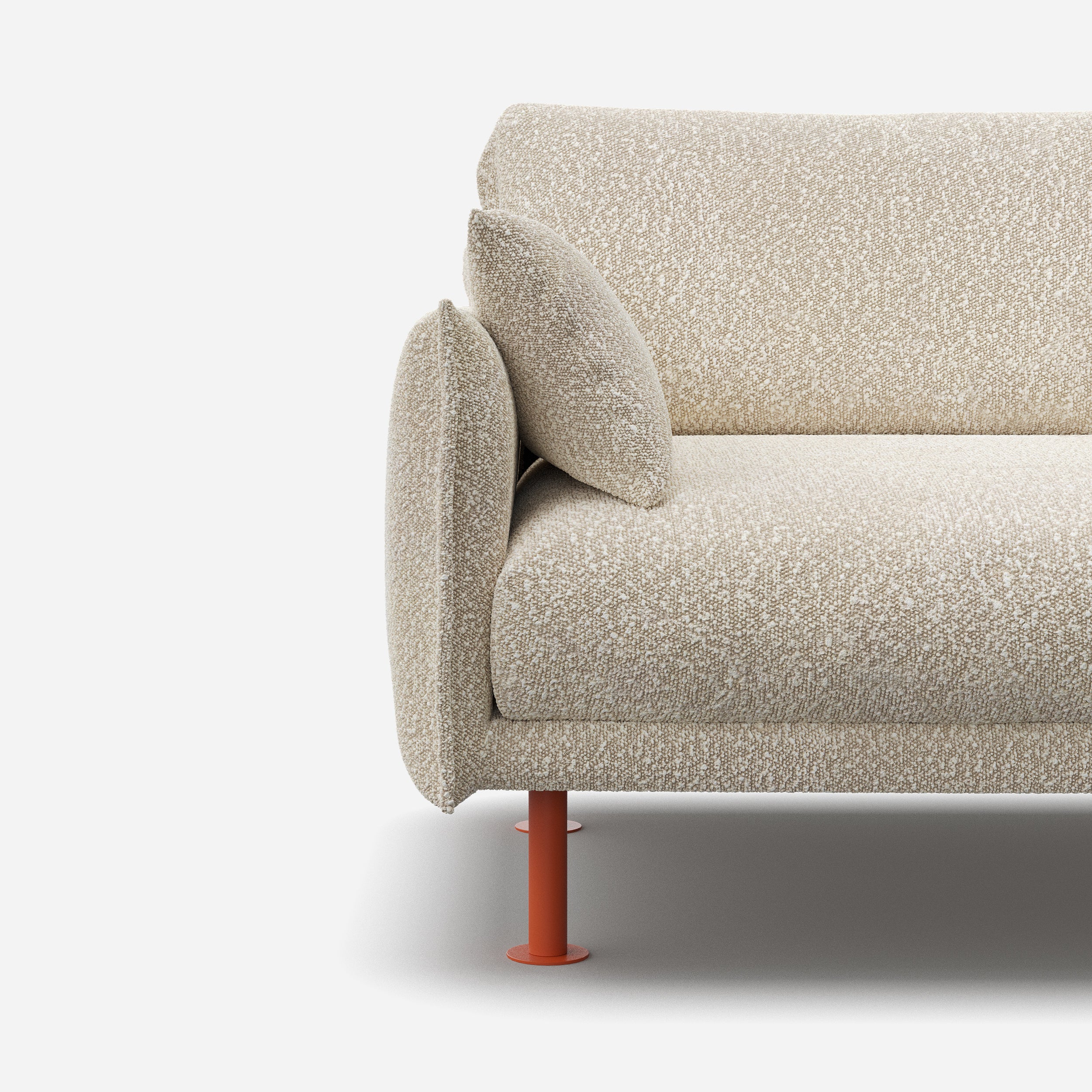 @ Ecru Boucle | Brick Legs