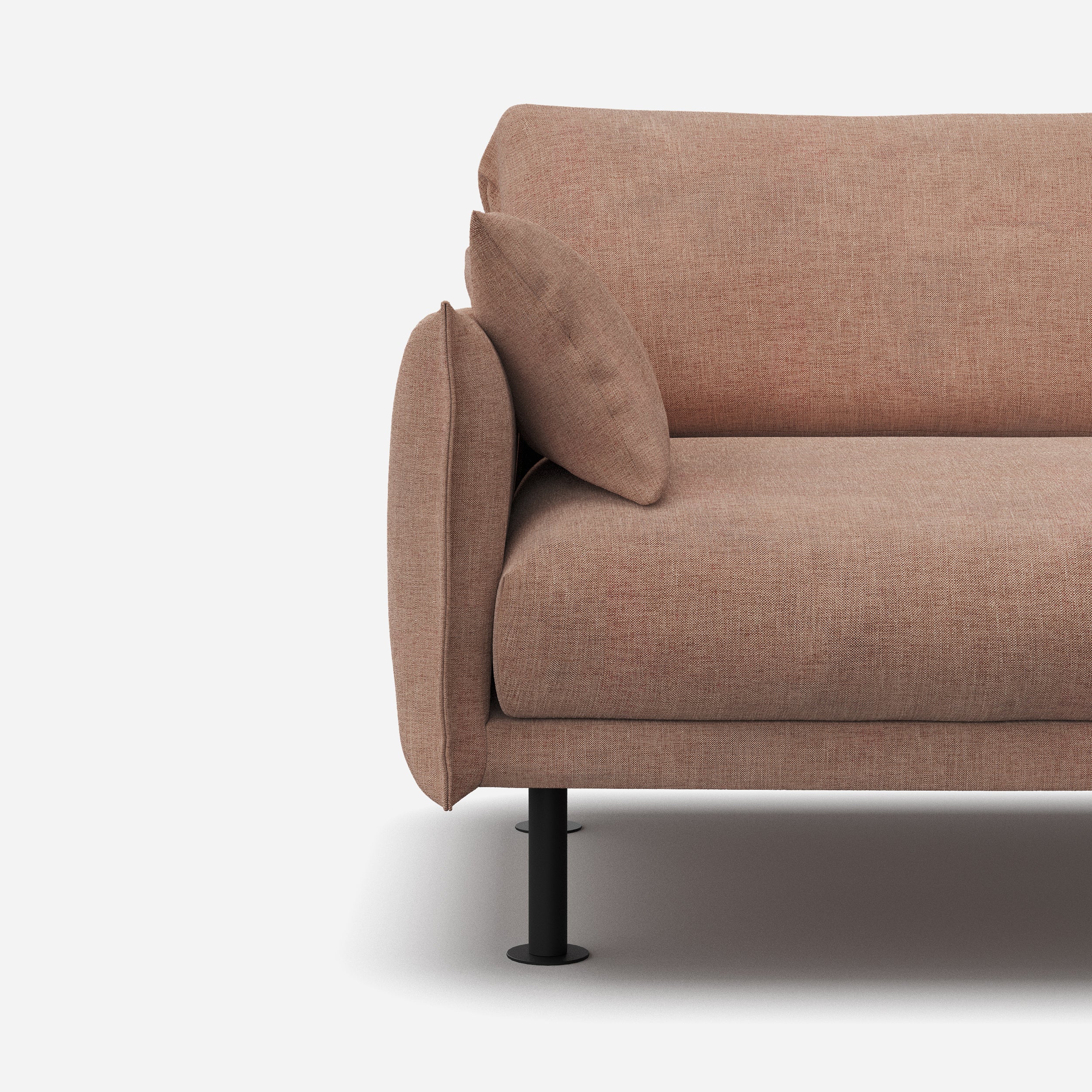 @ Mocha Chenille Weave | Black Legs