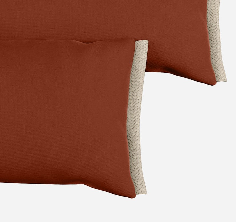 Side Cushions | Rust Velvet