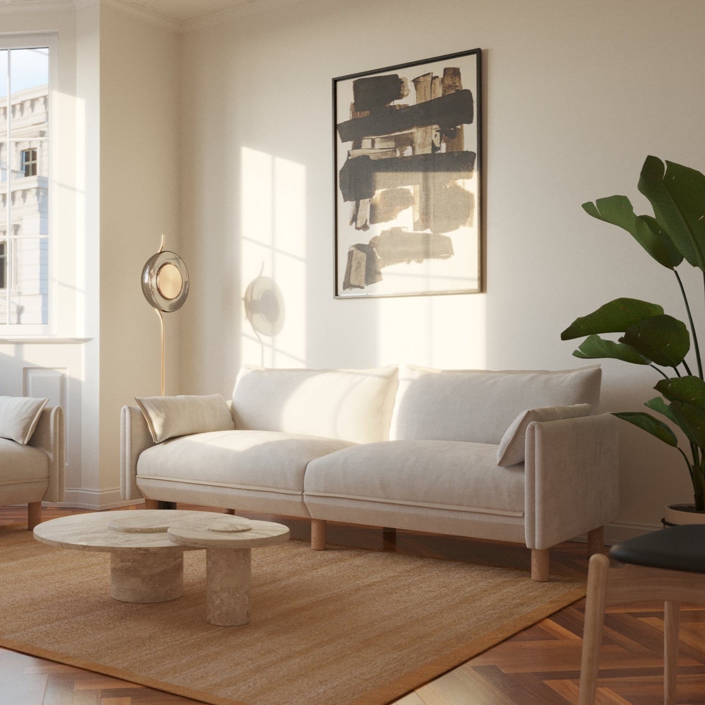 Cozy 3 Seater Sofa | Ecru Boucle