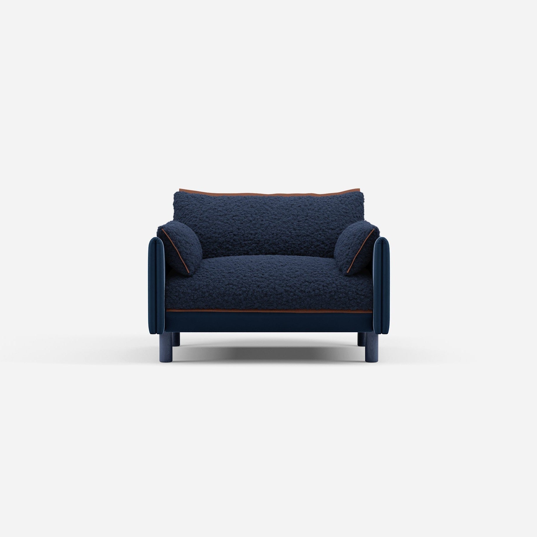 @ Navy Fleece & Midnight Blue Velvet | Brick Trim