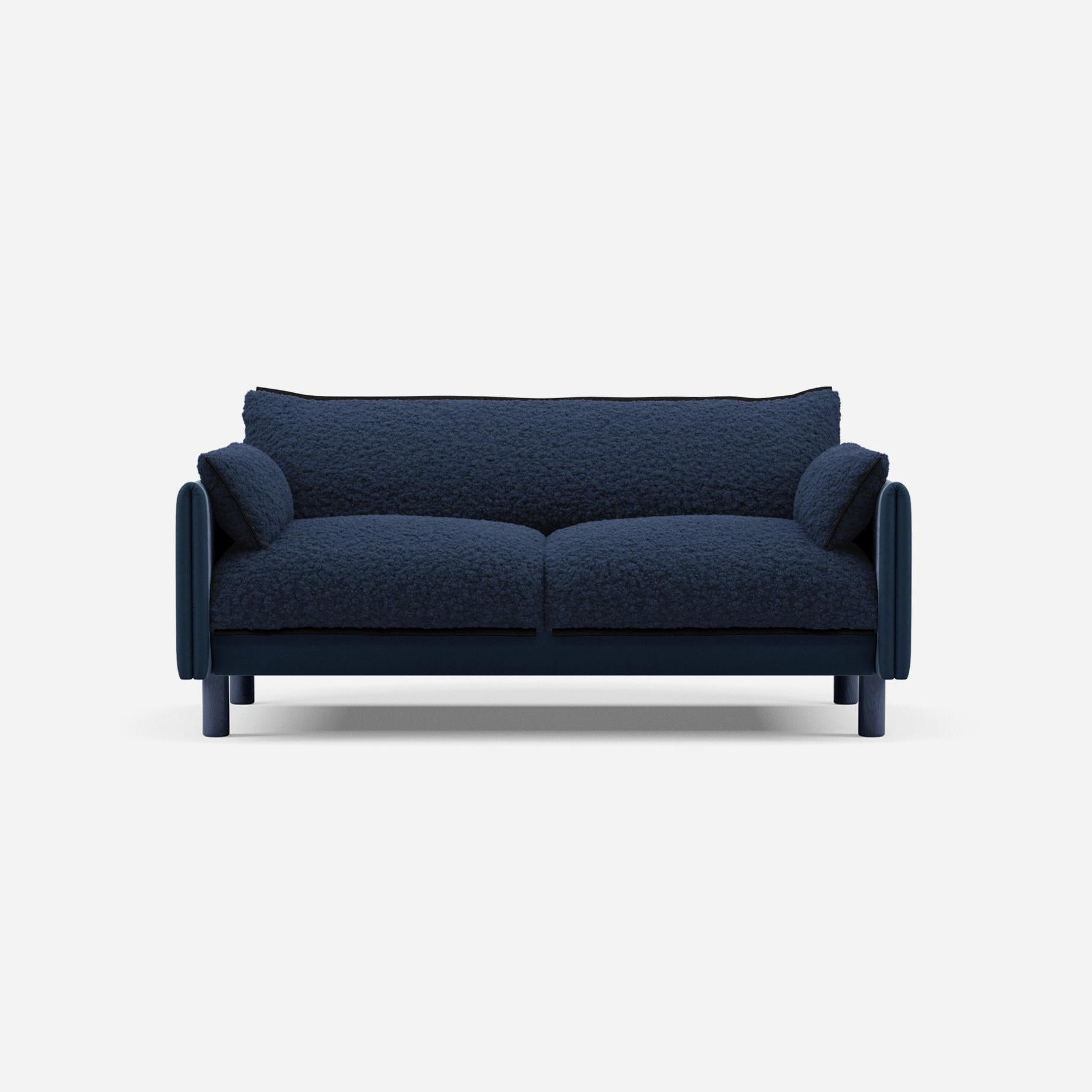 @ Navy Fleece & Midnight Blue Velvet | Black Trim