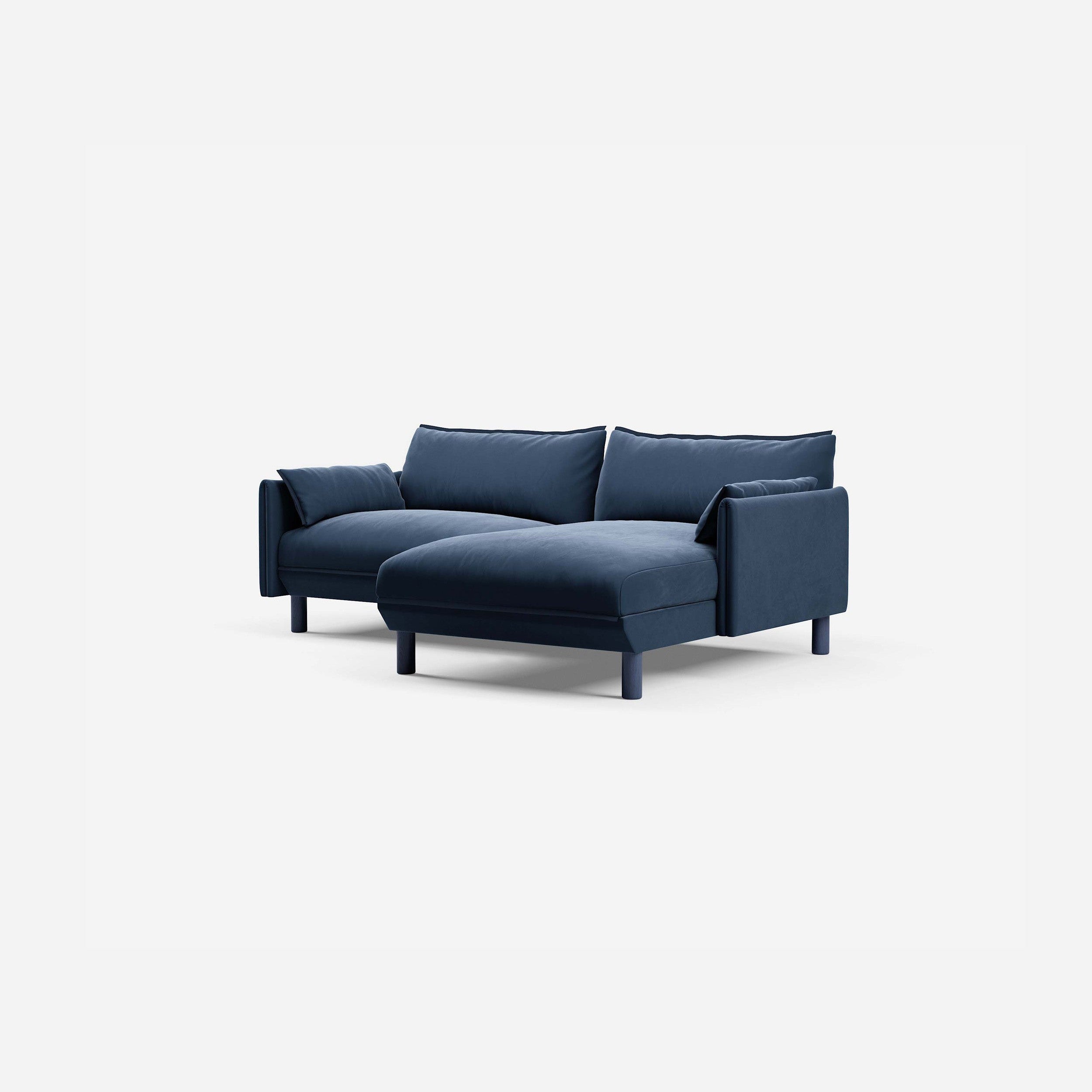 @ Midnight Blue Velvet | Dark Blue Trim