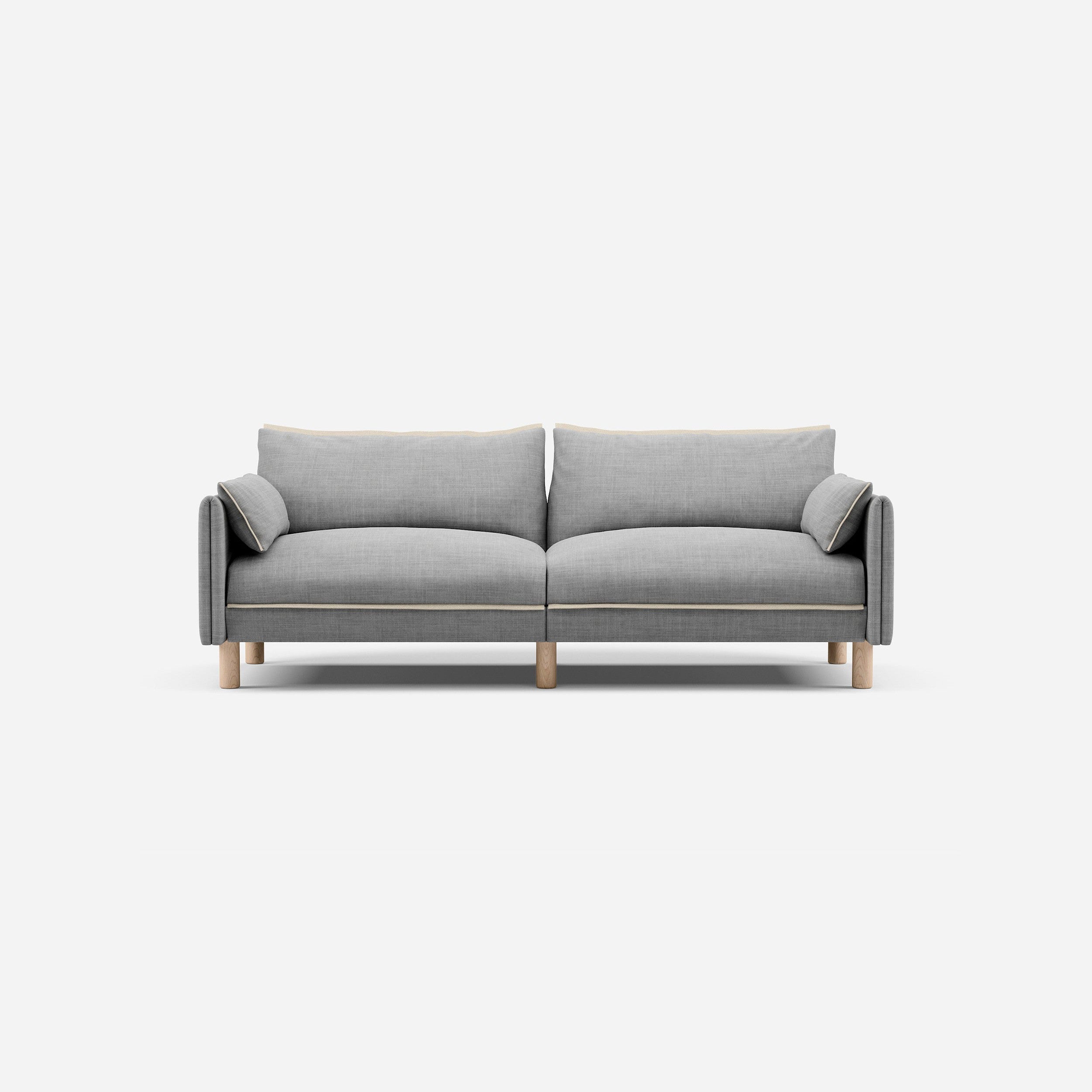 @ Light Grey Weave | Natural Trim