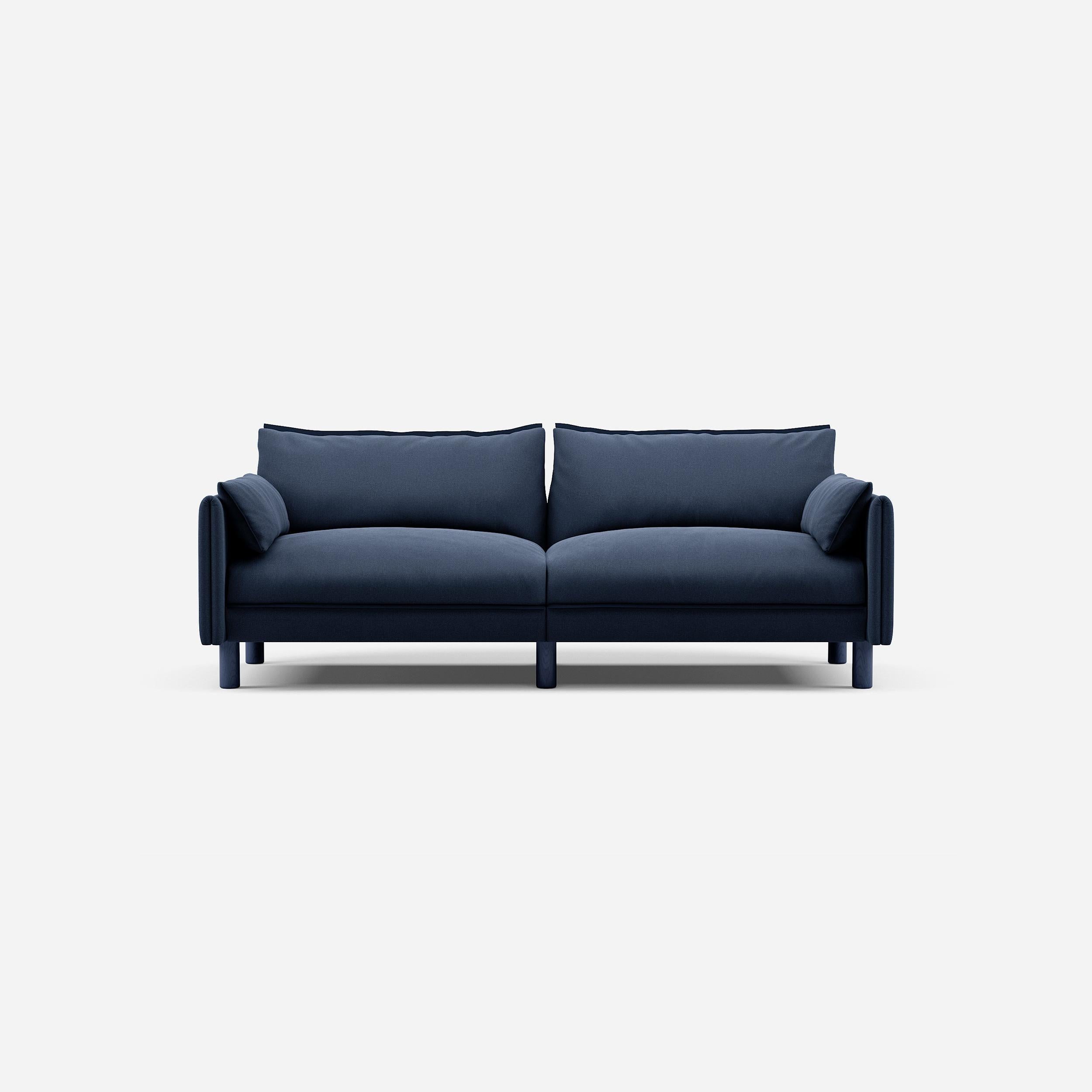 @ Navy Cotton | Dark Blue Trim