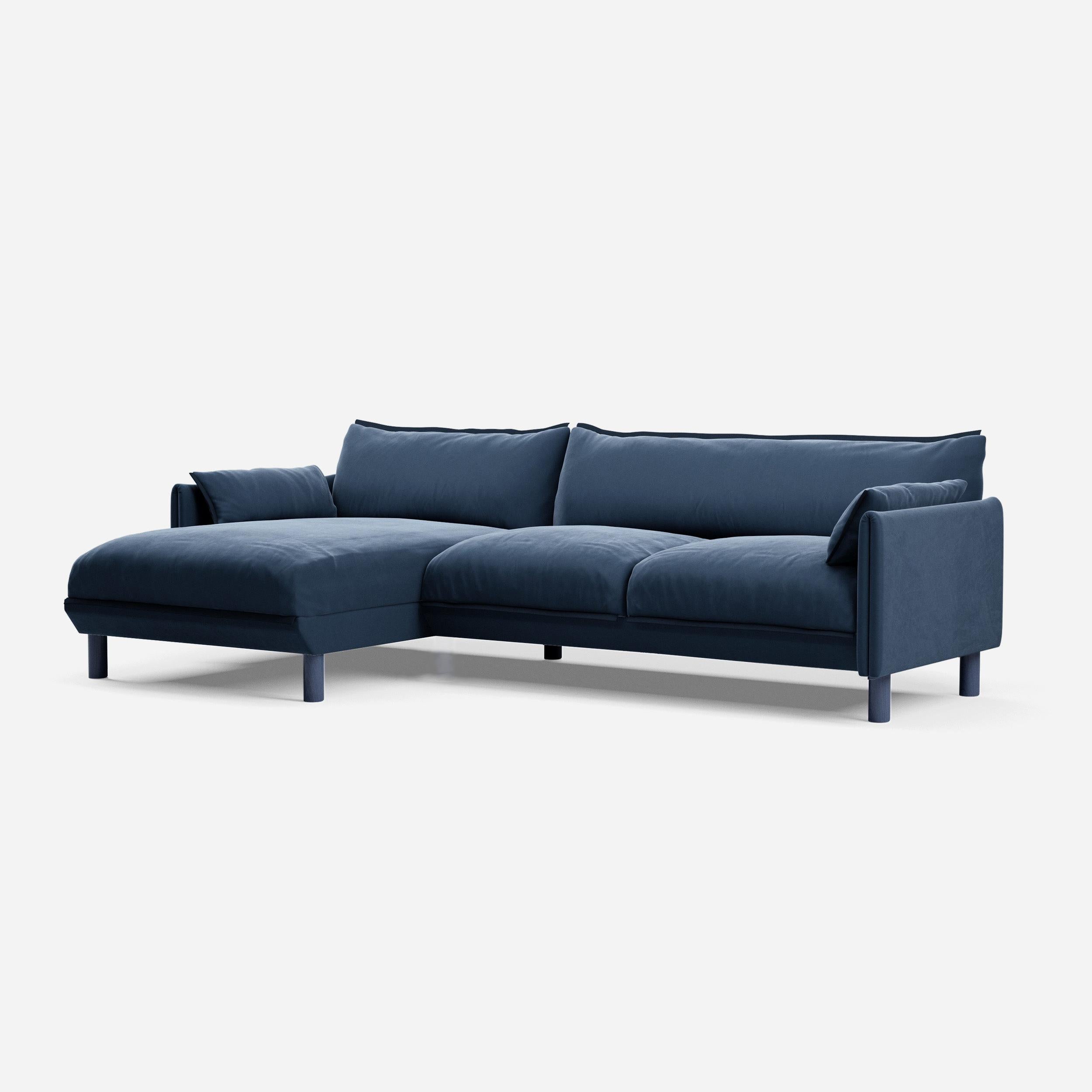 @ Midnight Blue Velvet | Dark Blue Trim