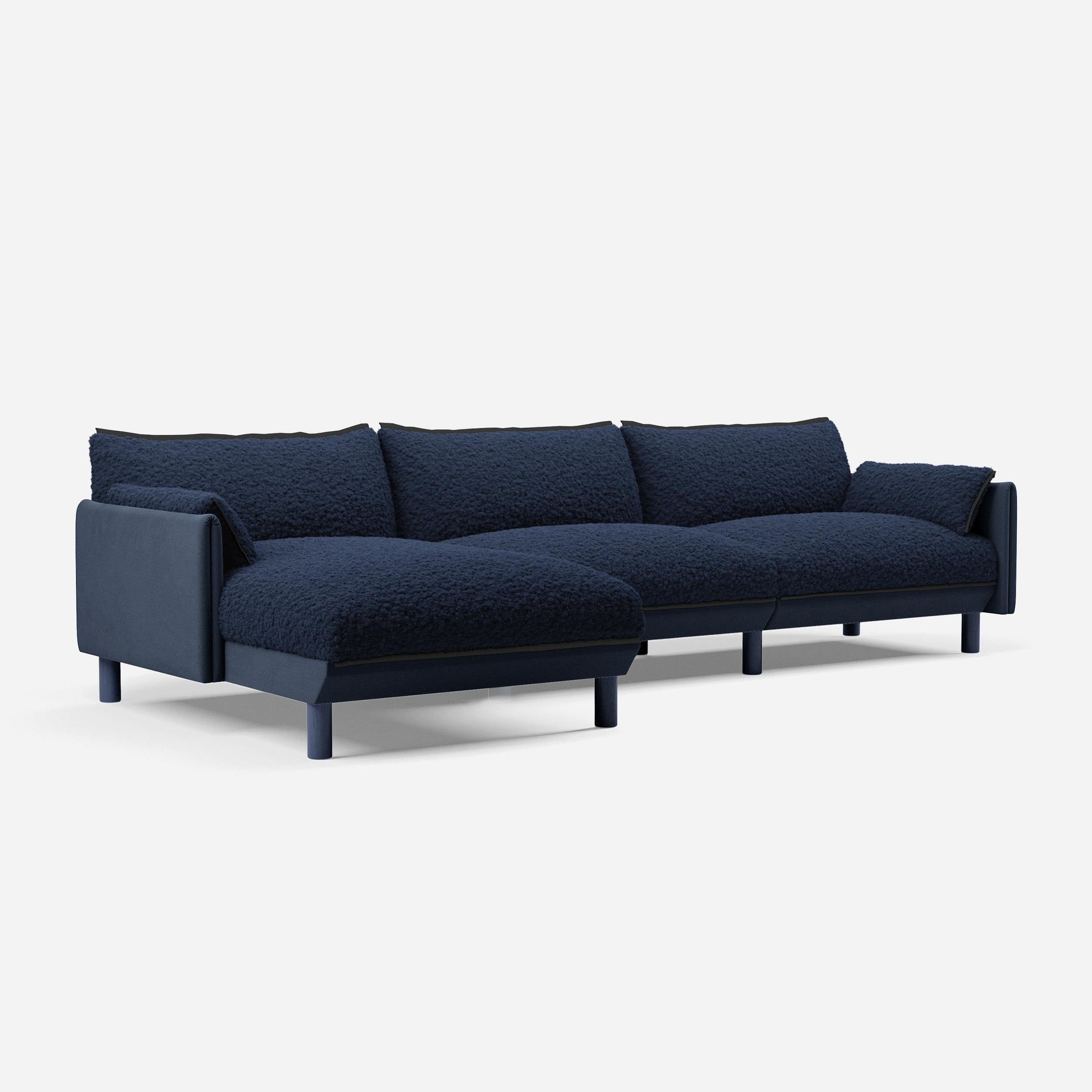 @ Navy Fleece & Navy Cotton | Black Trim