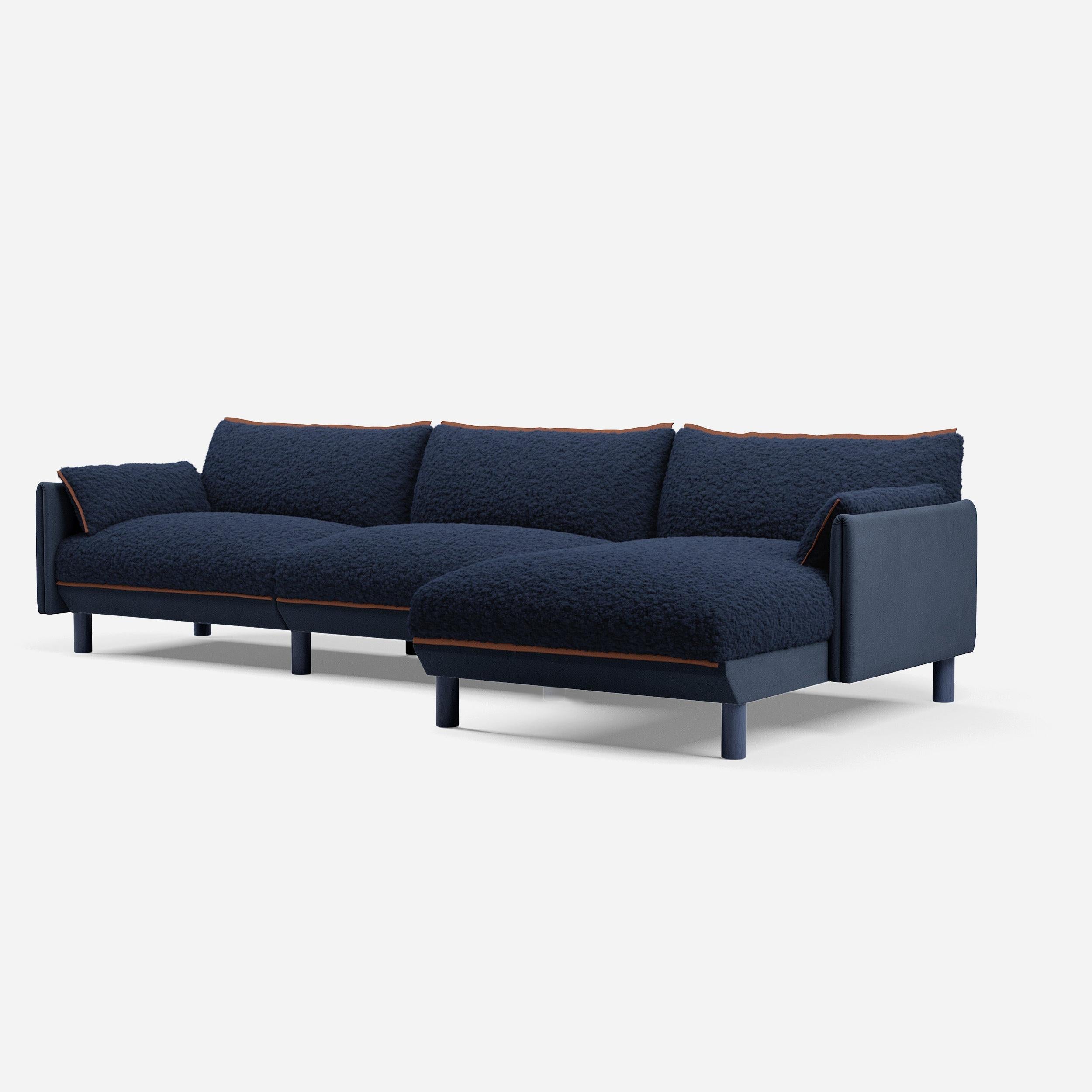 @ Navy Fleece & Navy Cotton | Brick Trim