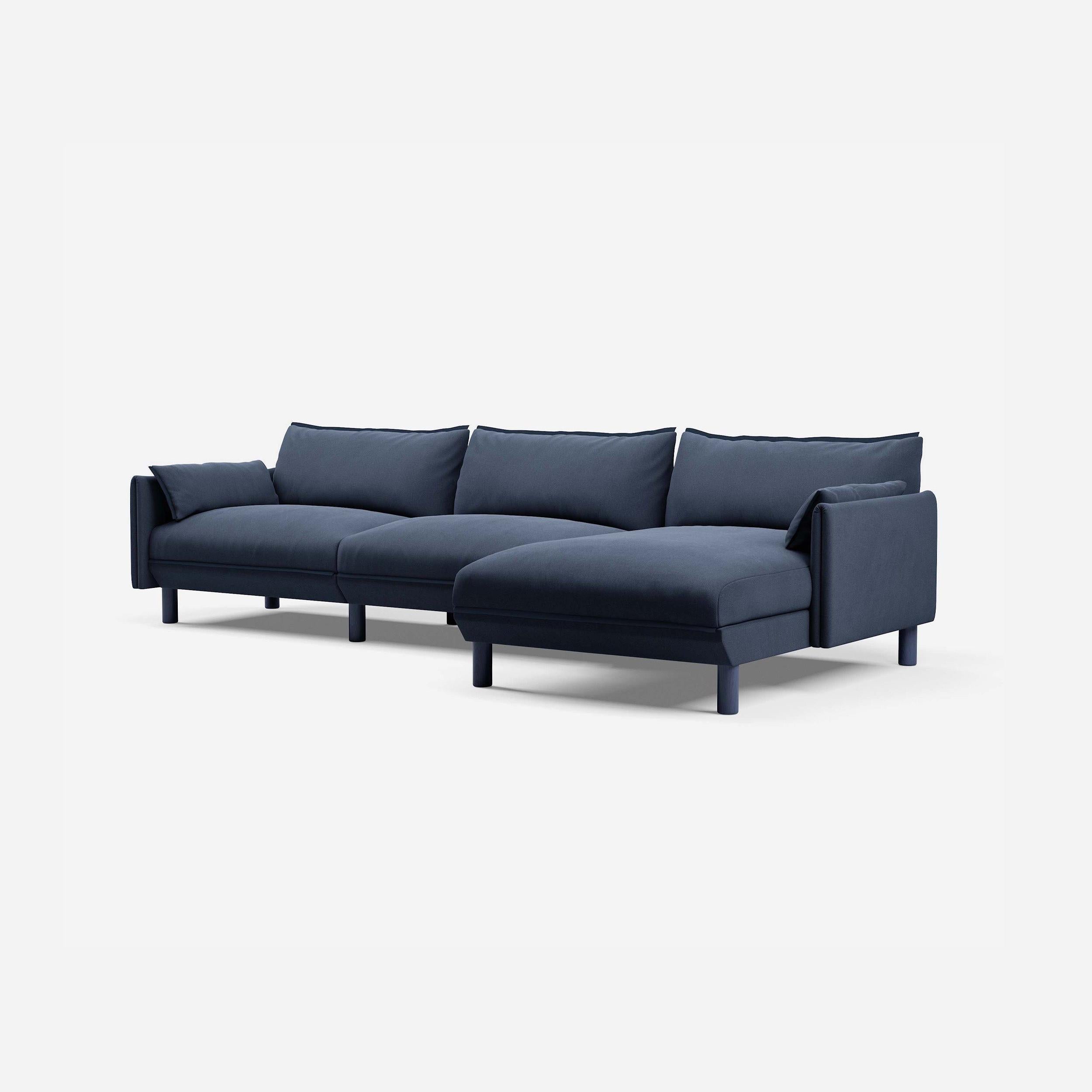 @ Navy Cotton | Dark Blue Trim