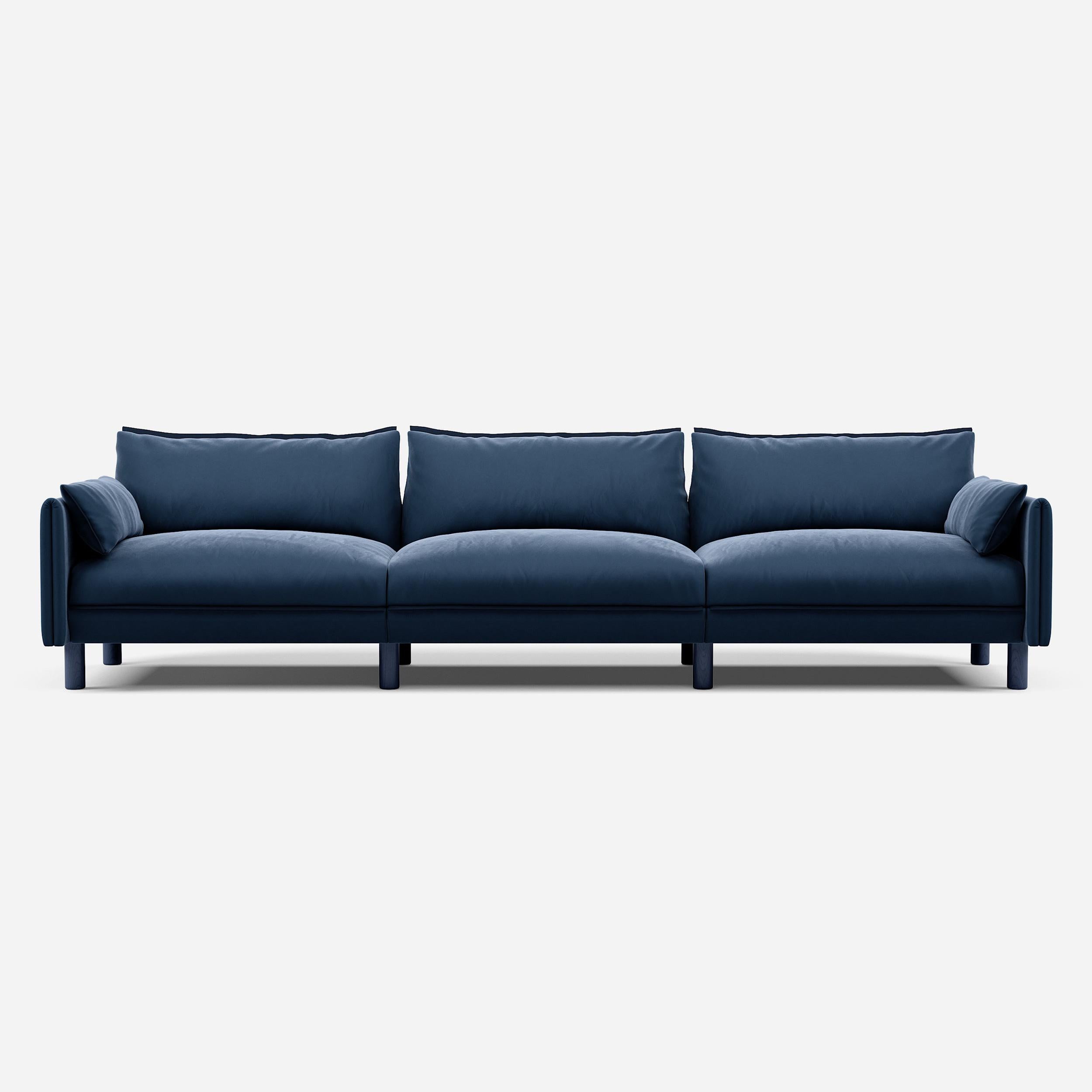 @ Midnight Blue Velvet | Dark Blue Trim