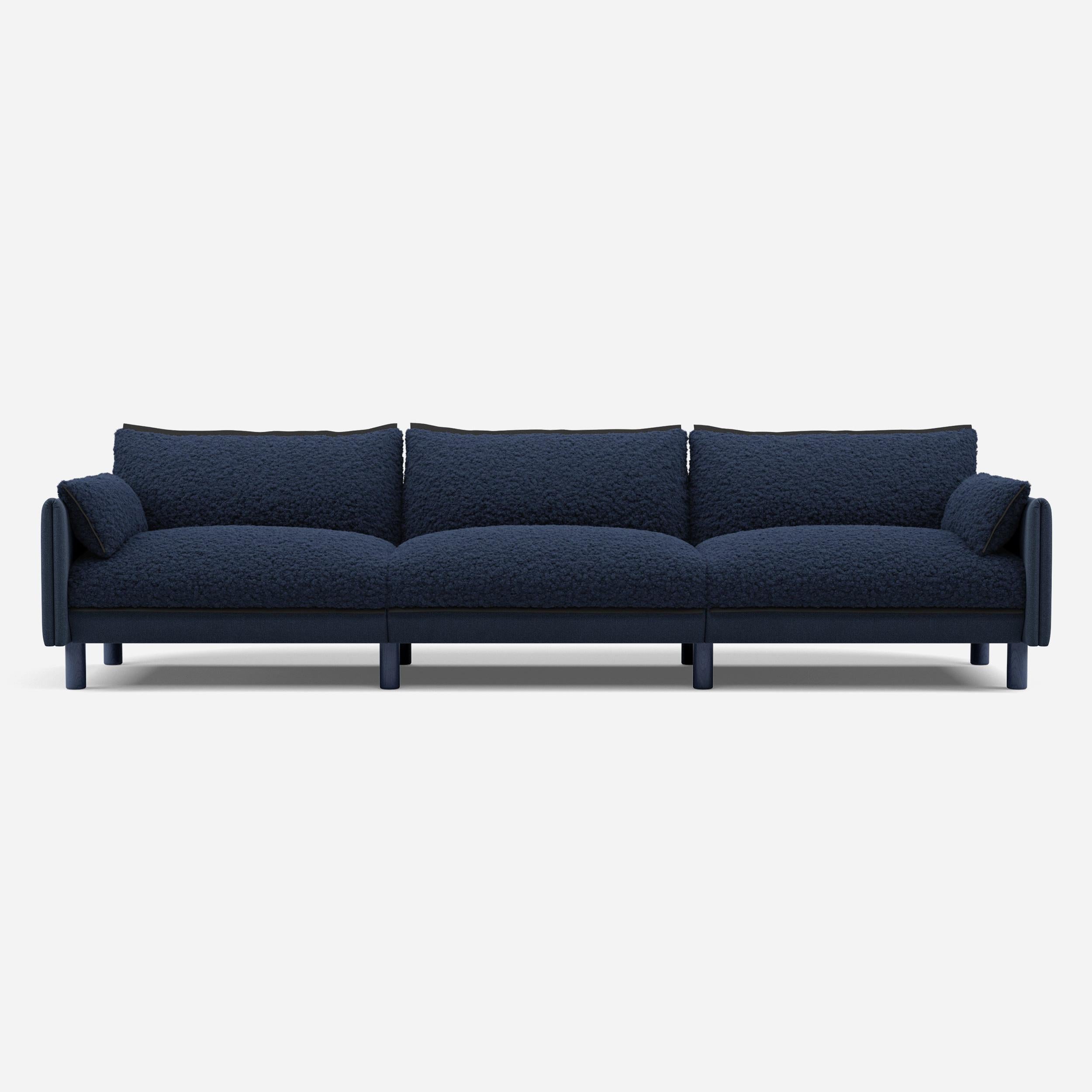 @ Navy Fleece & Navy Cotton | Black Trim