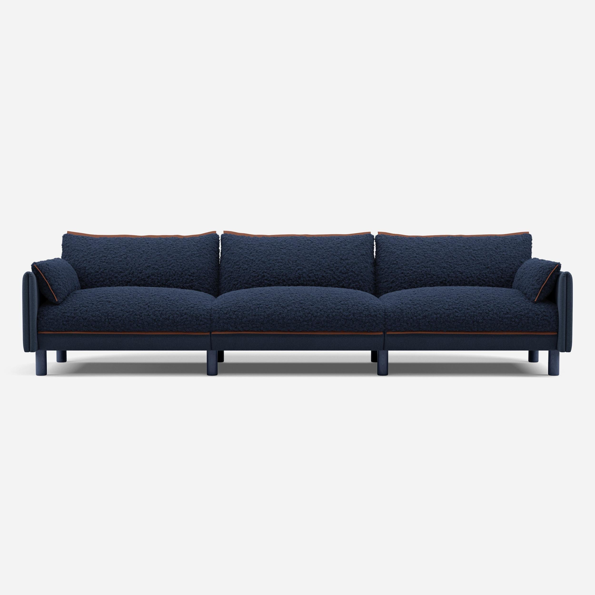 @ Navy Fleece & Navy Cotton | Brick Trim