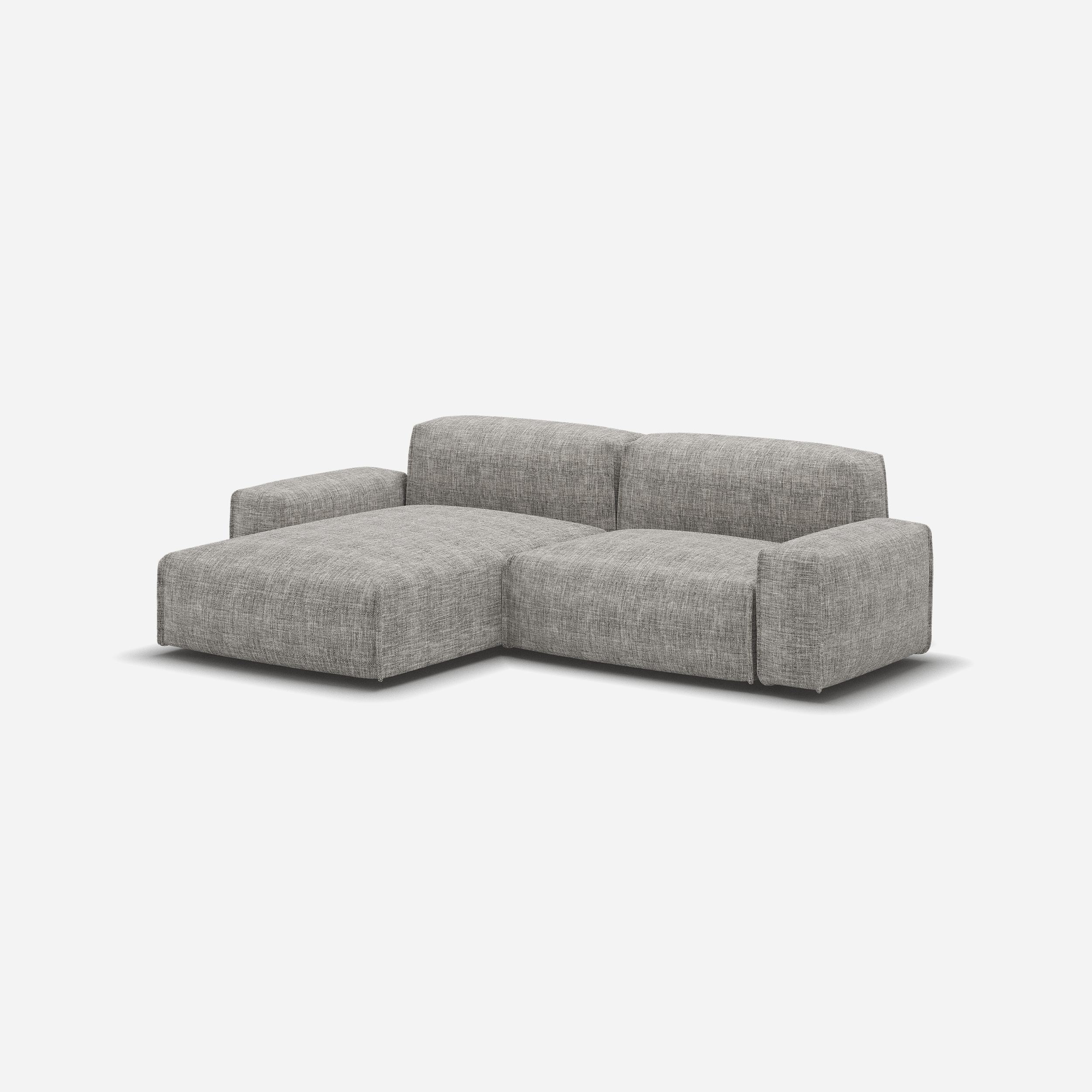 @ Salt & Pepper Textured Weave | Natural Trim