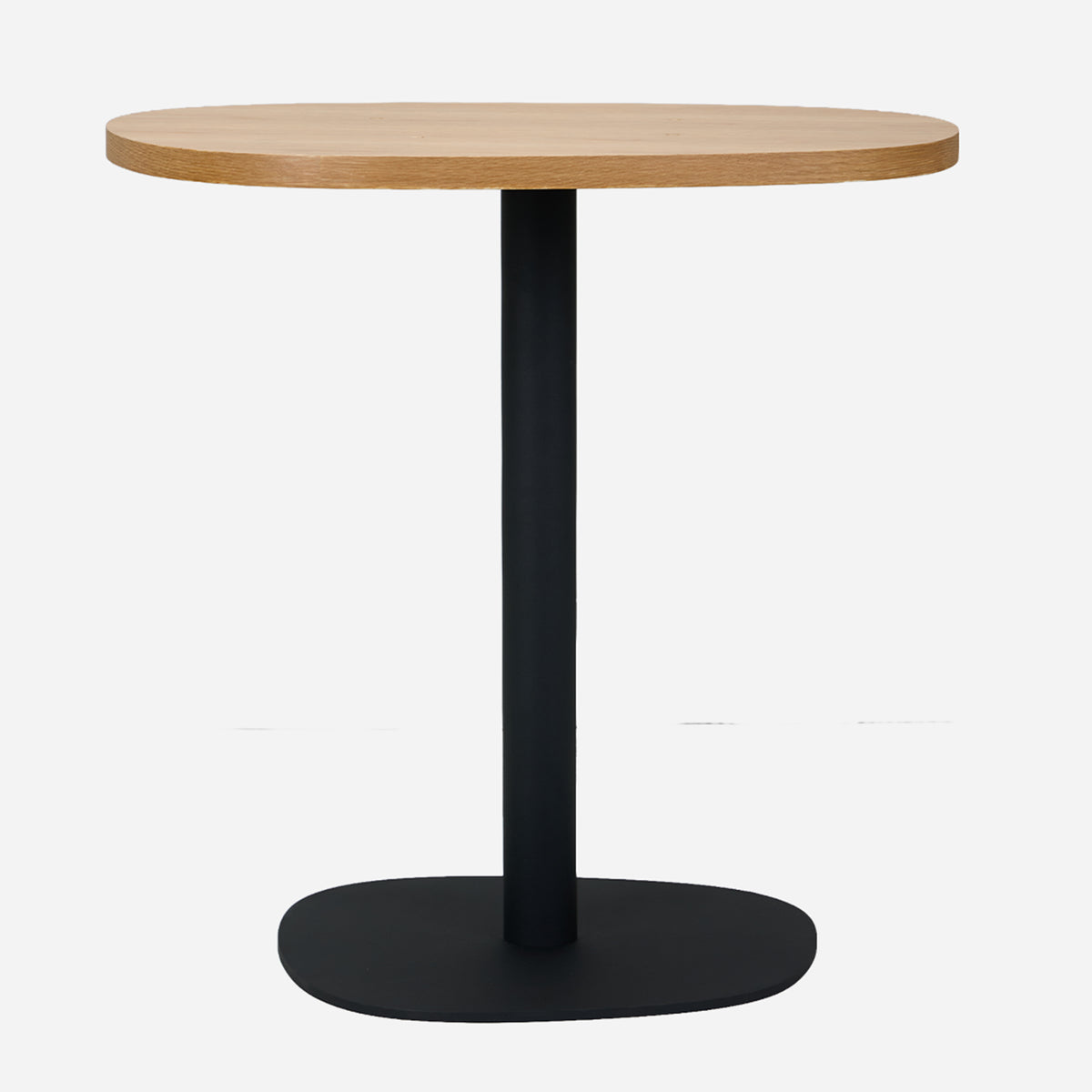 Cozmo Sofas - Squarish 2 Seater Dining Table - Oak - Side angle view
