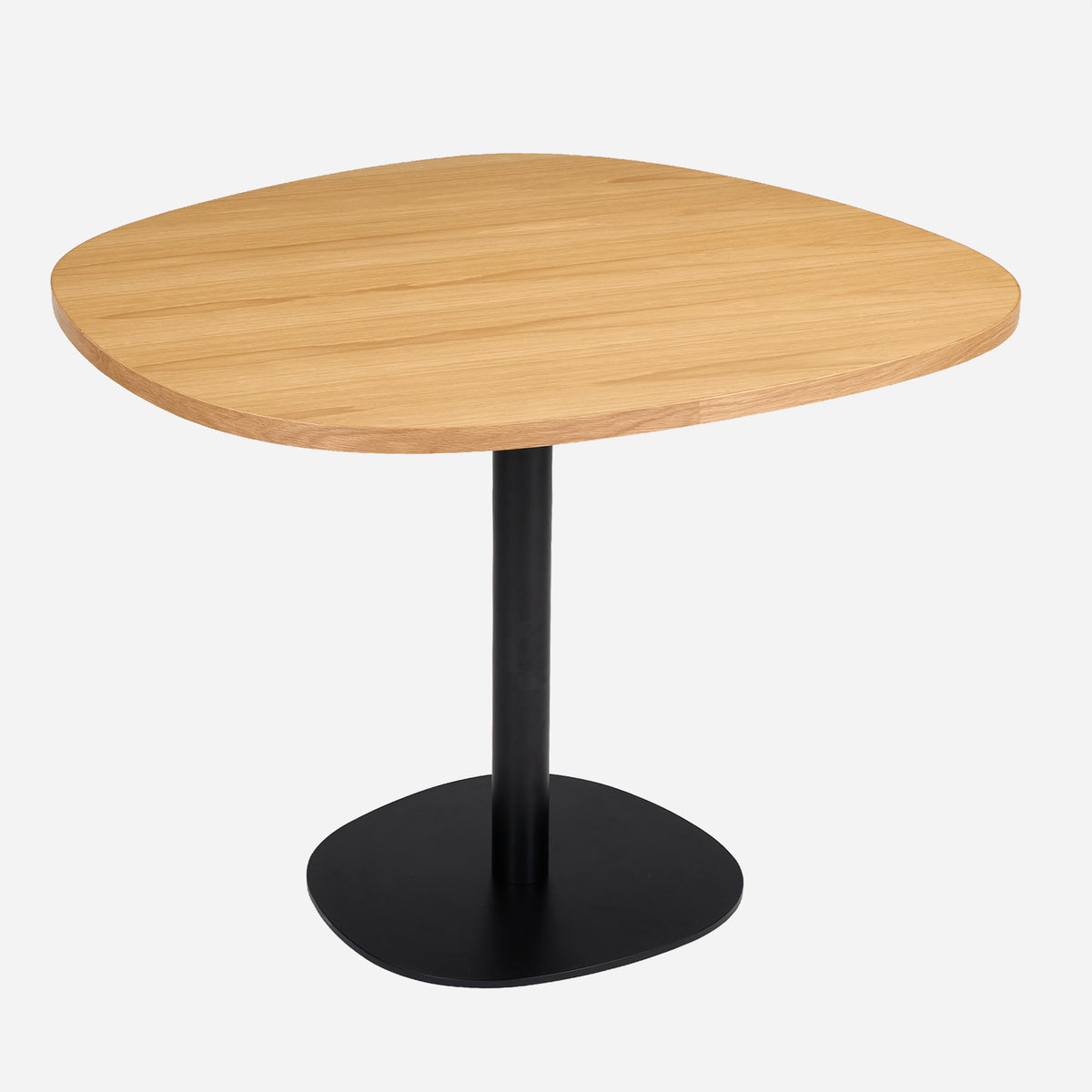 Cozmo Sofas - Squarish 4 Seater Dining Table - Oak - Front view