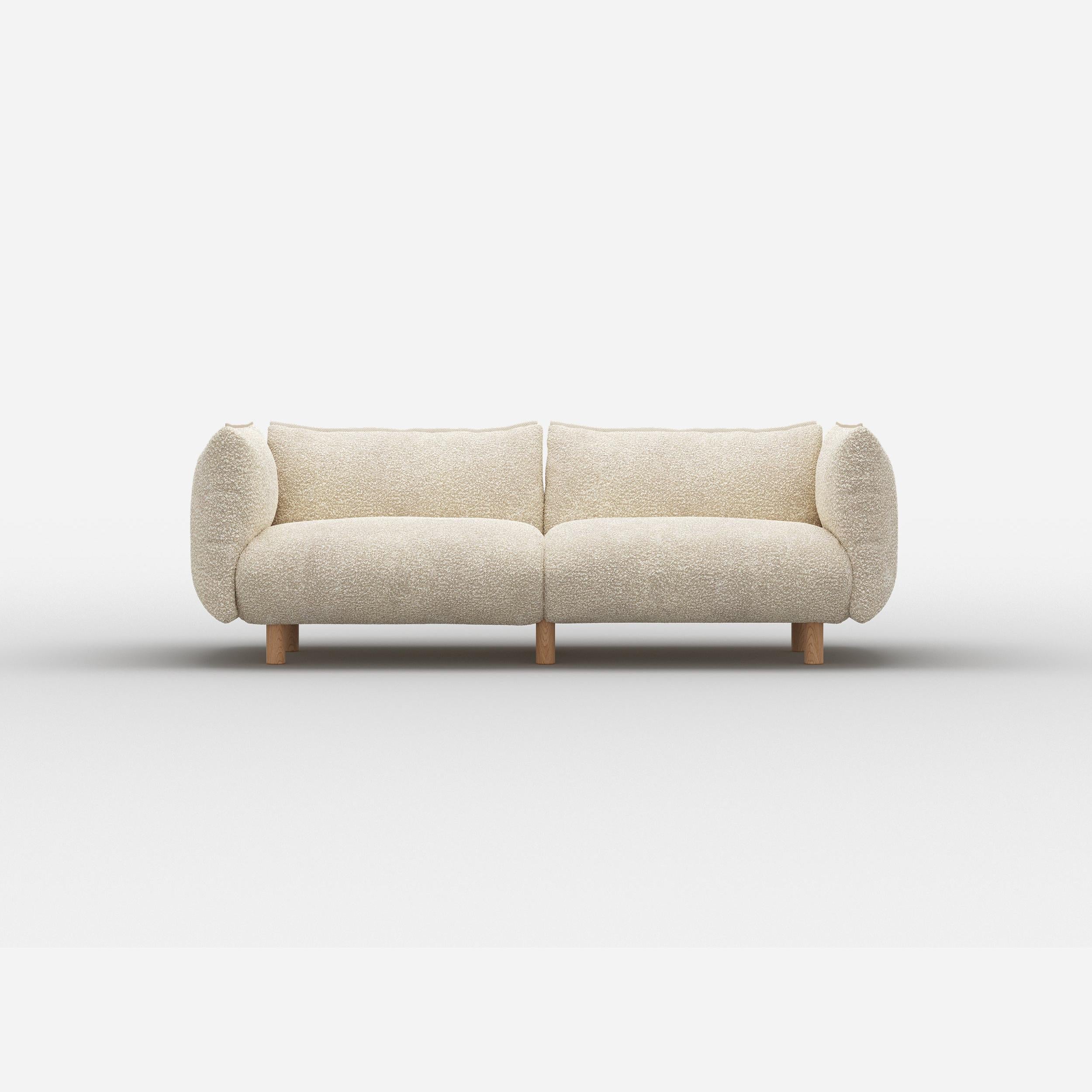 @ Ecru Boucle | Natural Trim