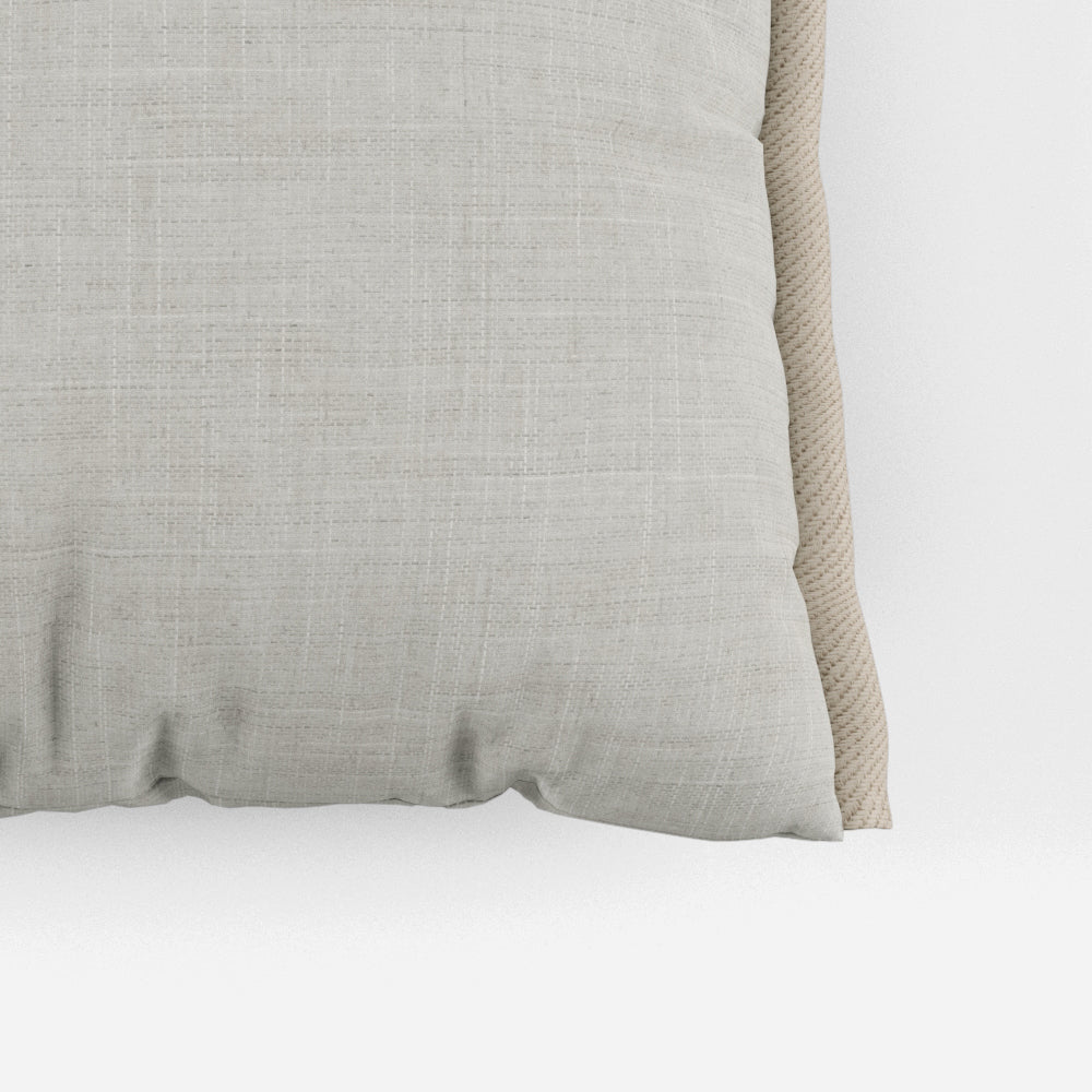 Cozmo Sofas - Scatter Cushions - Ecru Weave - n/a Legs - Detail view