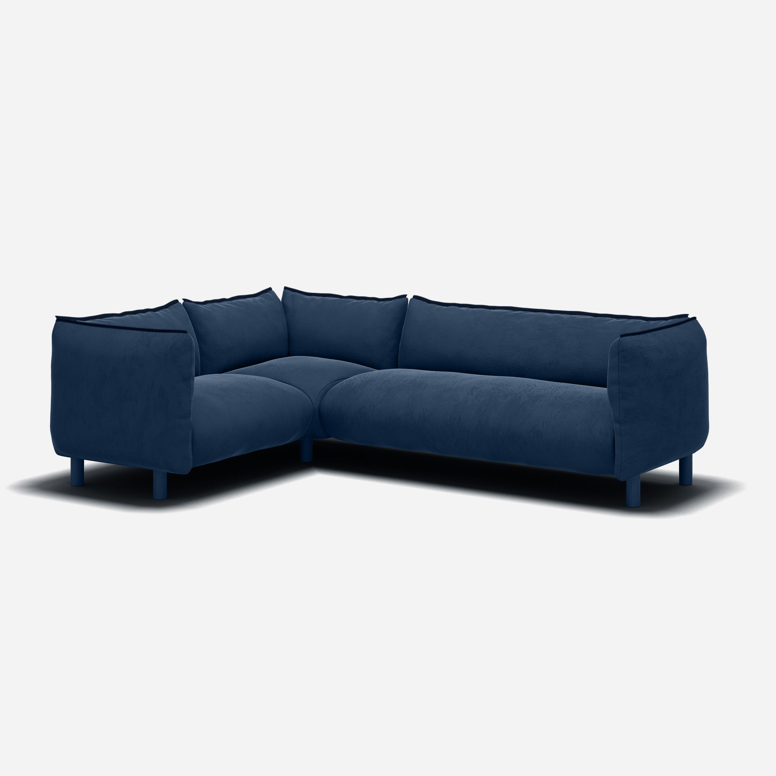 @ Midnight Blue Velvet | Blue Trim