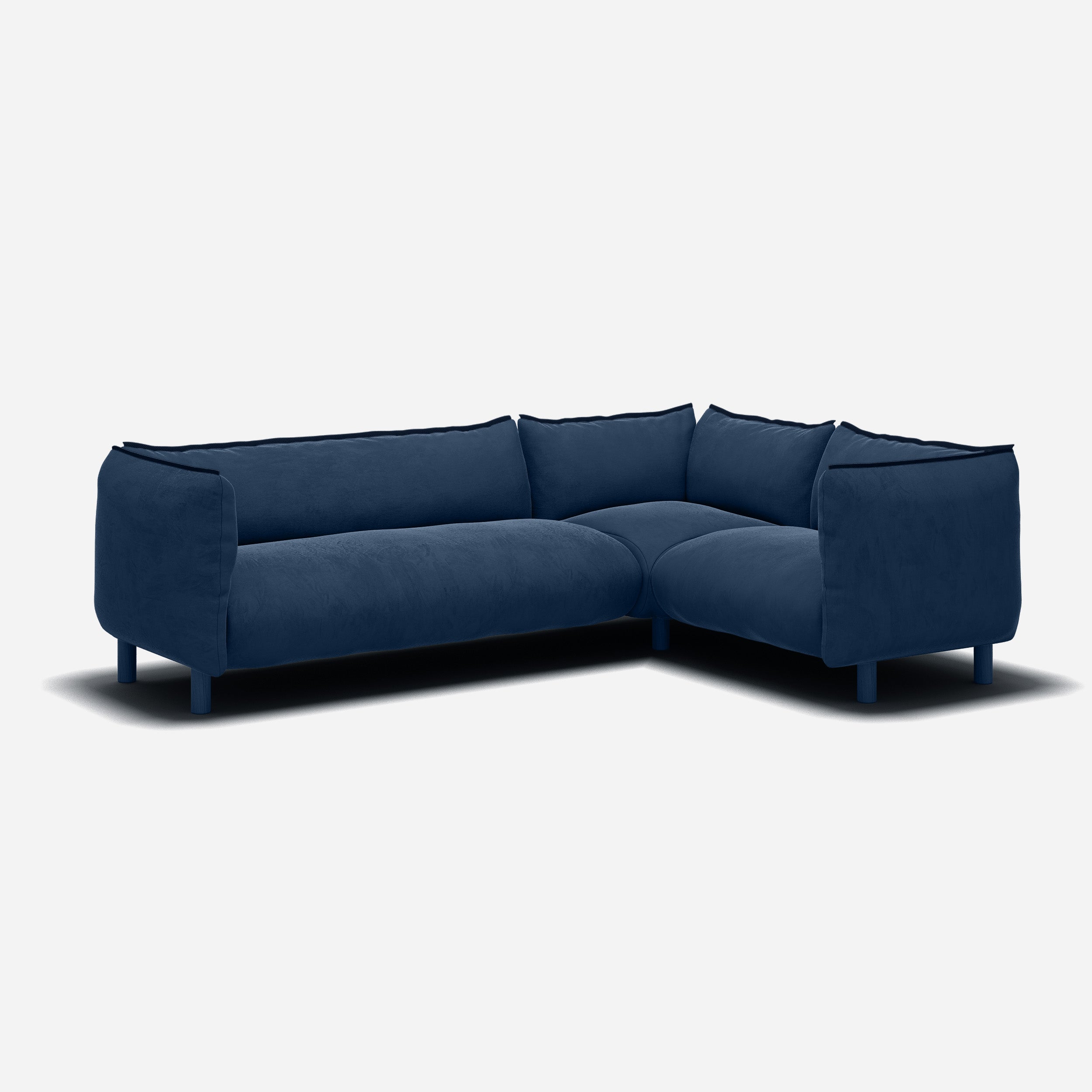 @ Midnight Blue Velvet | Blue Trim