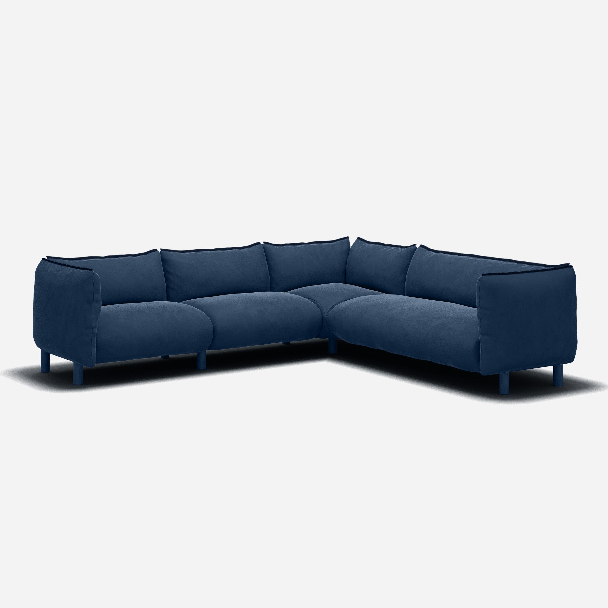 @ Midnight Blue Velvet | Blue Trim