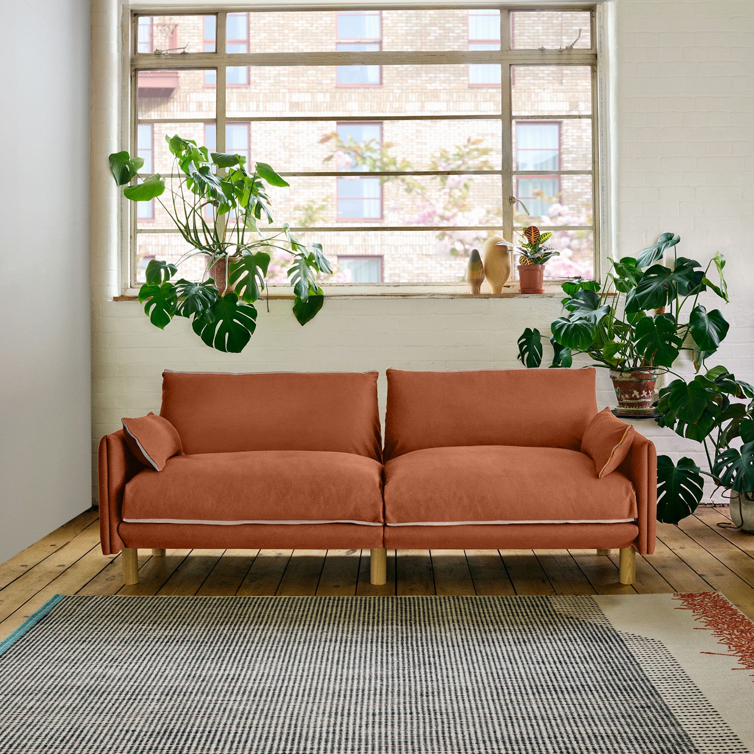 Cozy 3 Seater Sofa | Henna Cotton