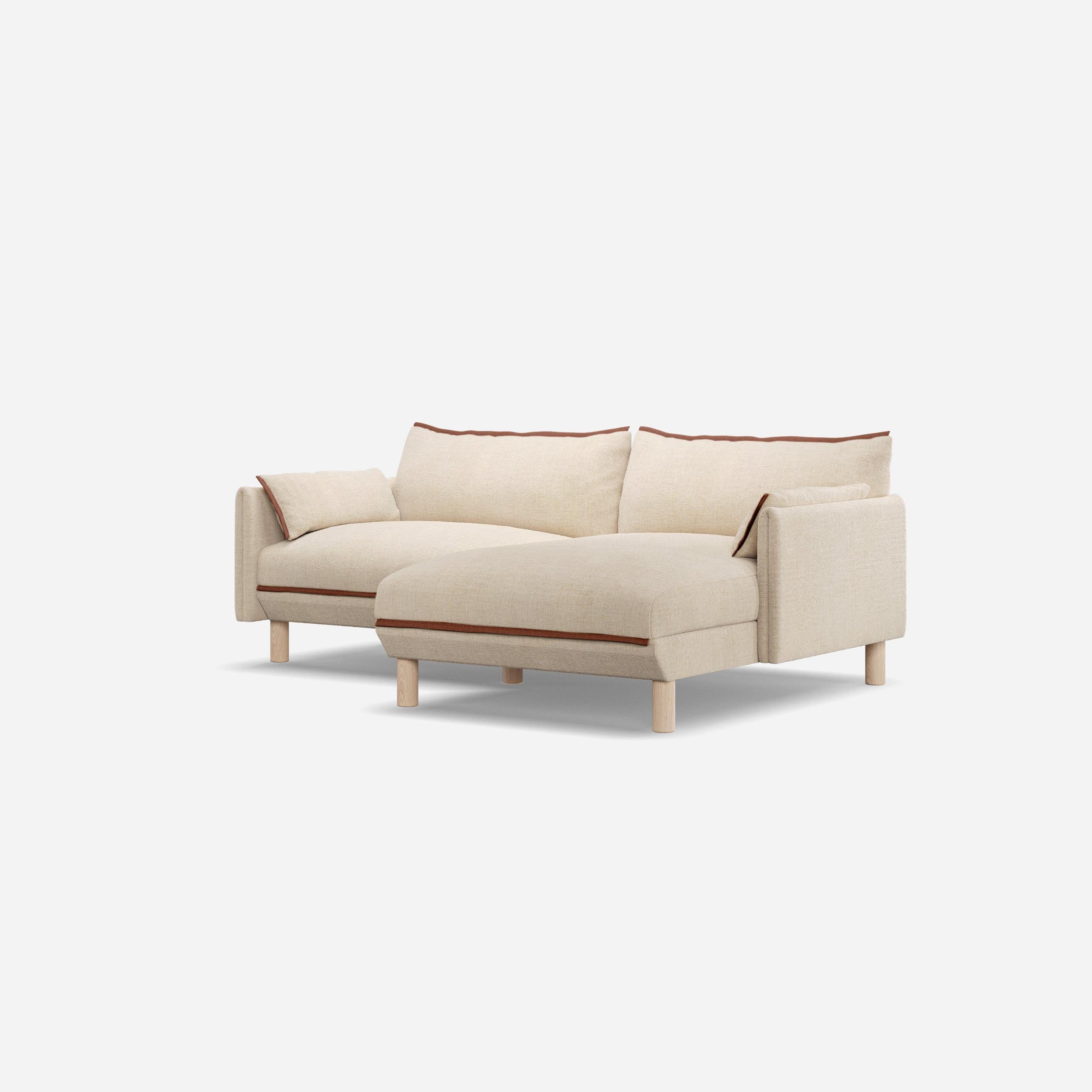 @ Cream Textured Weave | Brick Trim