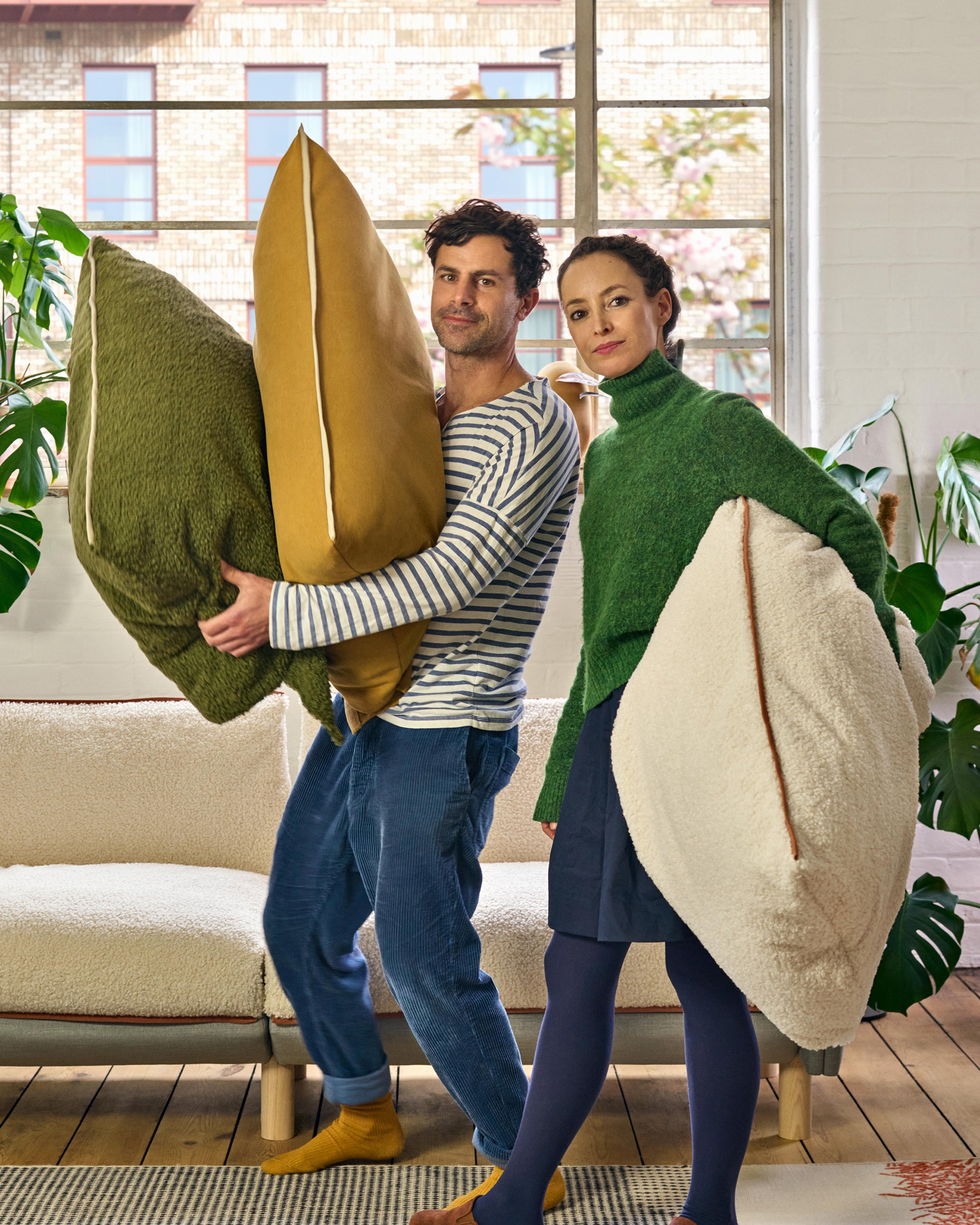 Rae edges with cozmo sofa jackets