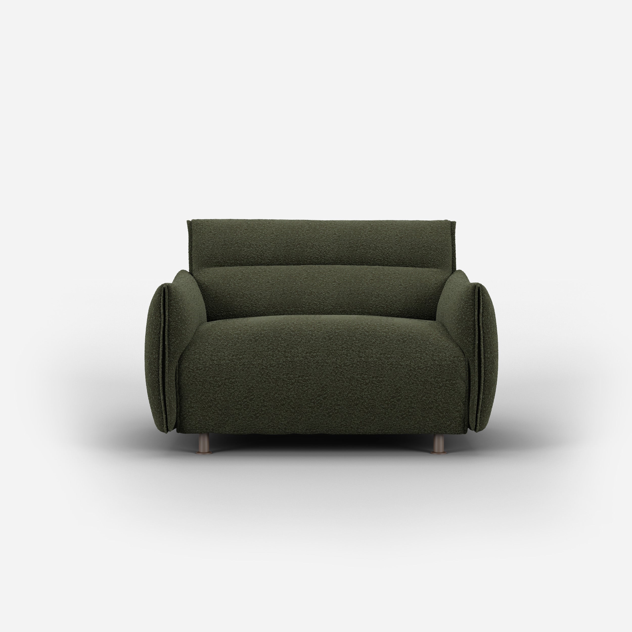 Hug 1.5 Seater Sofa (wide) | Green Boucle II