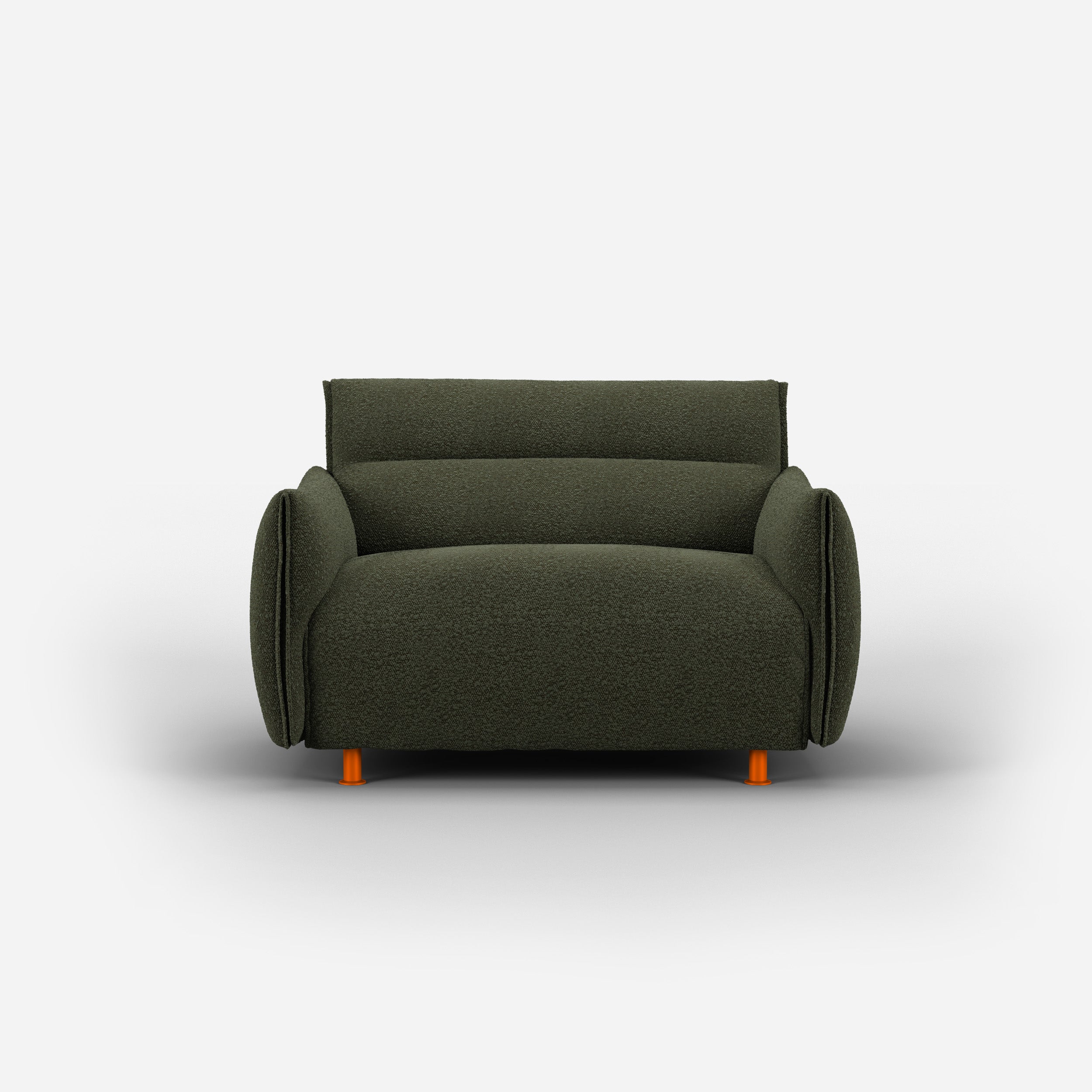 Hug 1.5 Seater Sofa (wide) | Green Boucle II