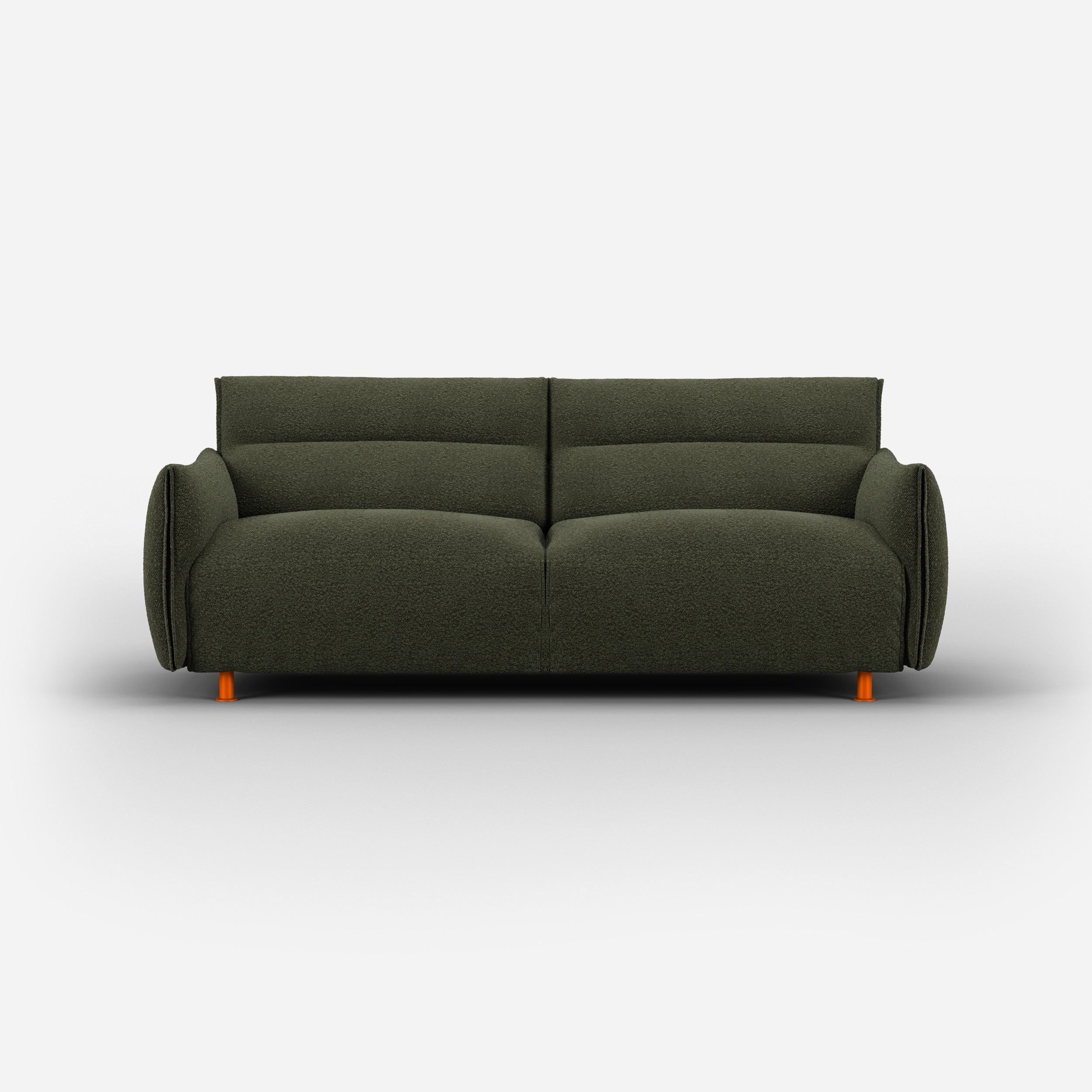 Hug 3 Seater Sofa (regular) | Green Boucle II