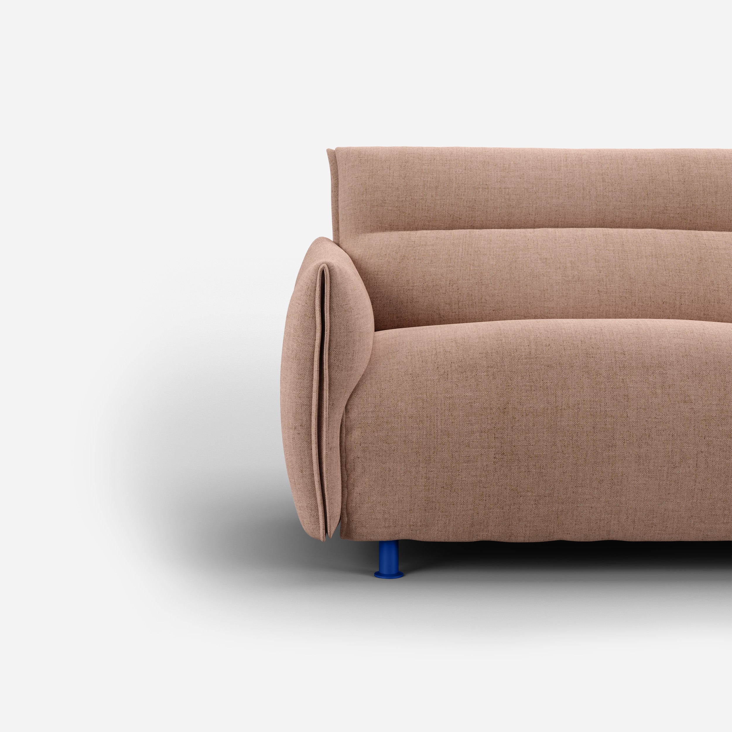 Hug 3 Seater Sofa (wide) | Mocha Chenille Weave