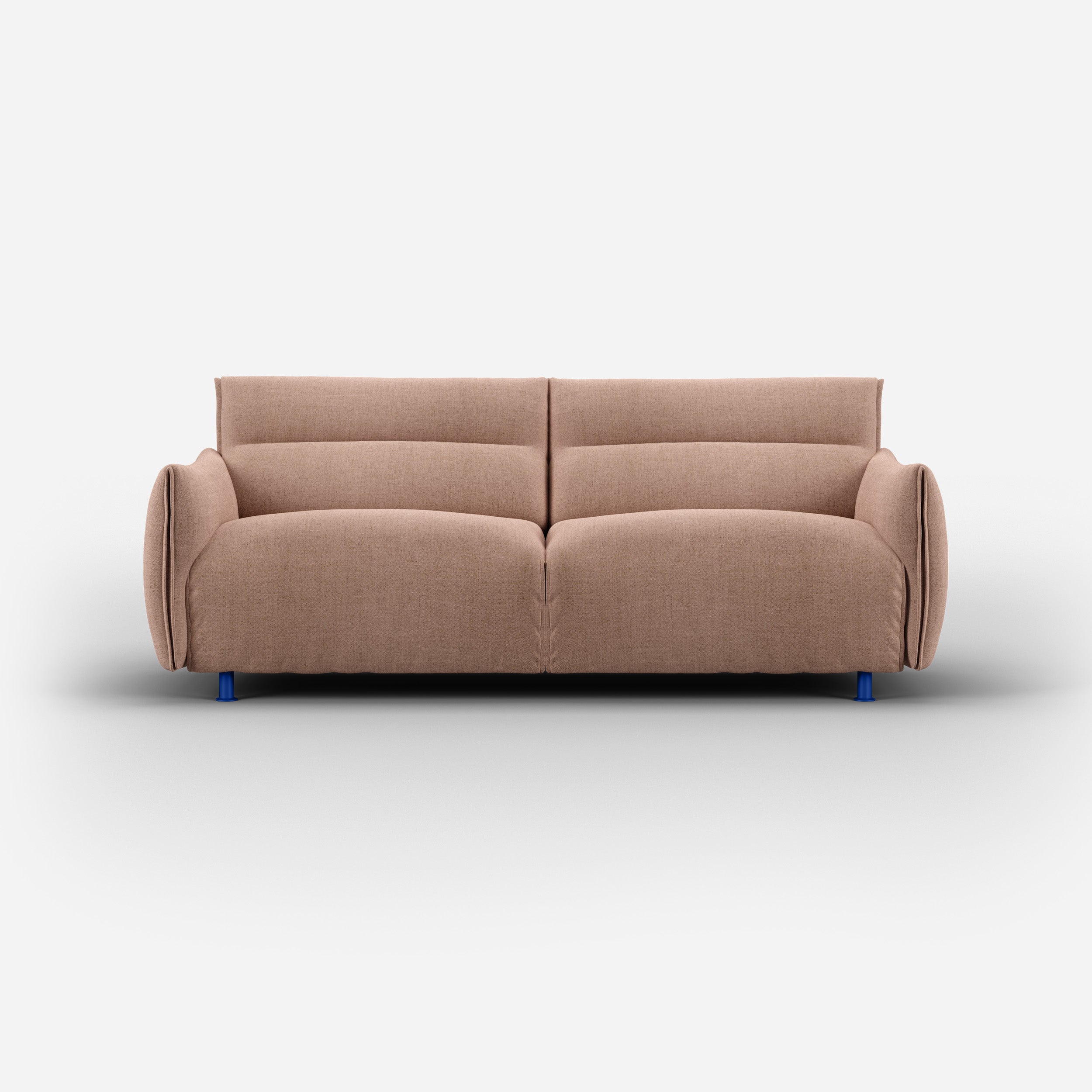 Hug 3 Seater Sofa (regular) | Mocha Chenille Weave