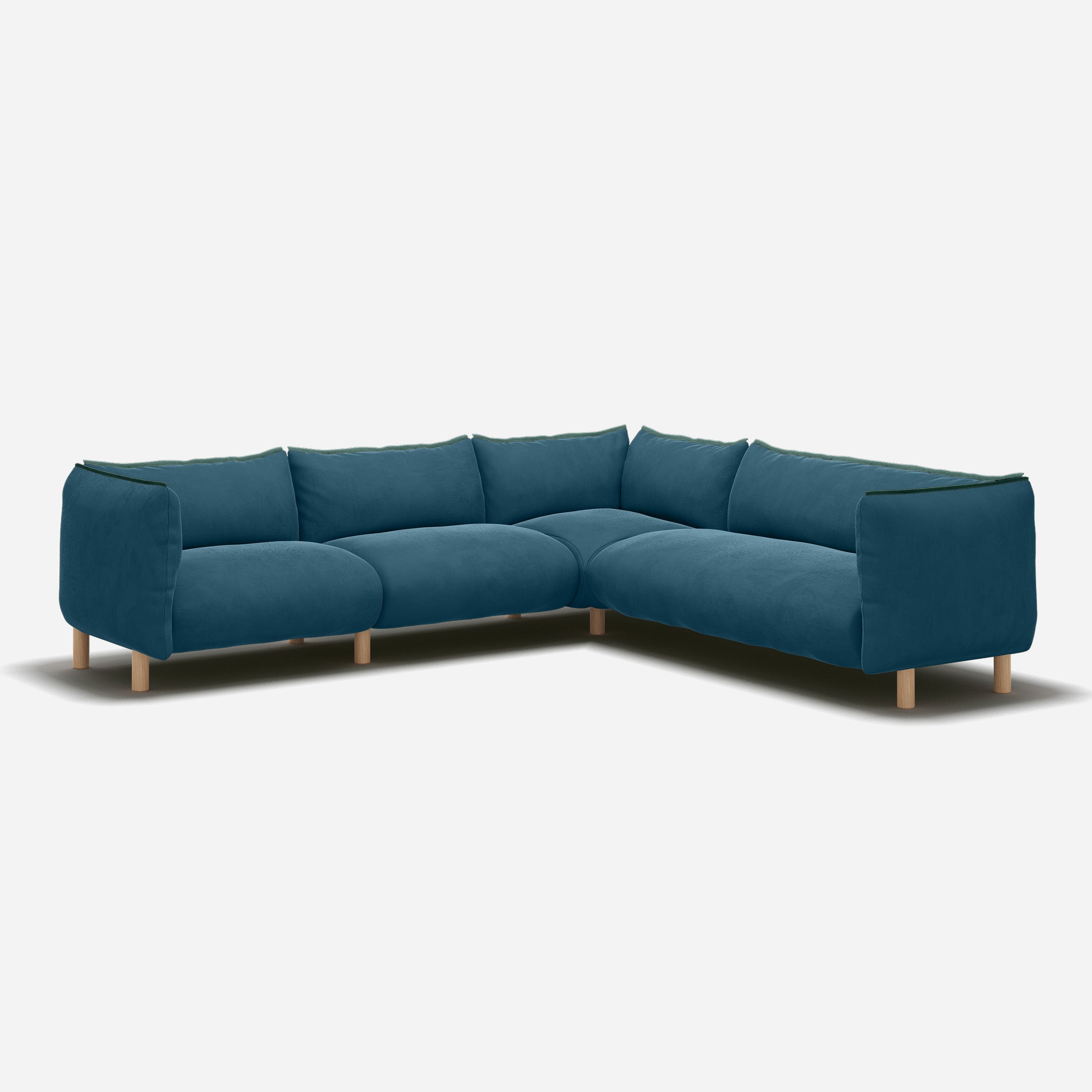 @ Teal Velvet | Natural Trim