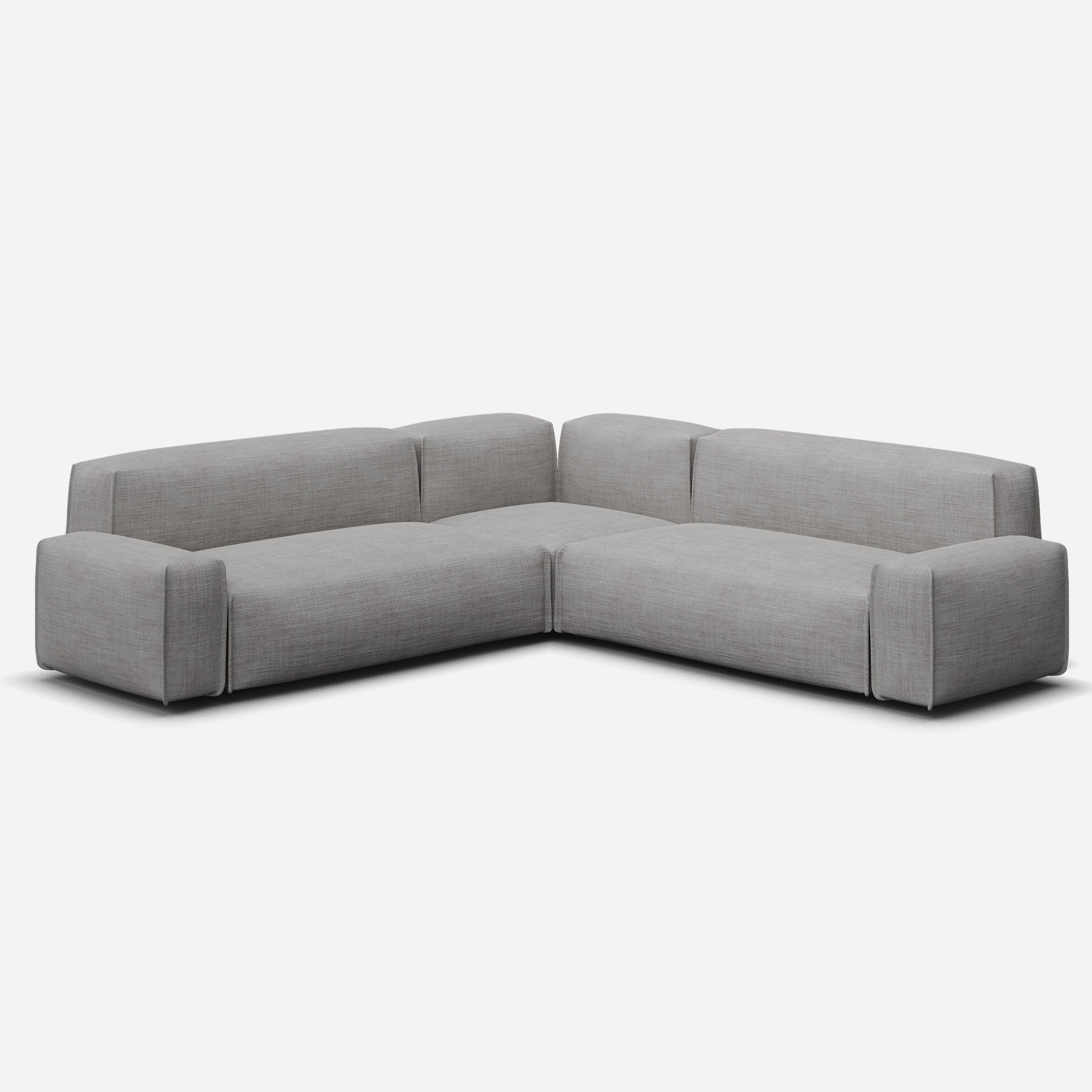 @ Light Grey Weave | Natural Trim