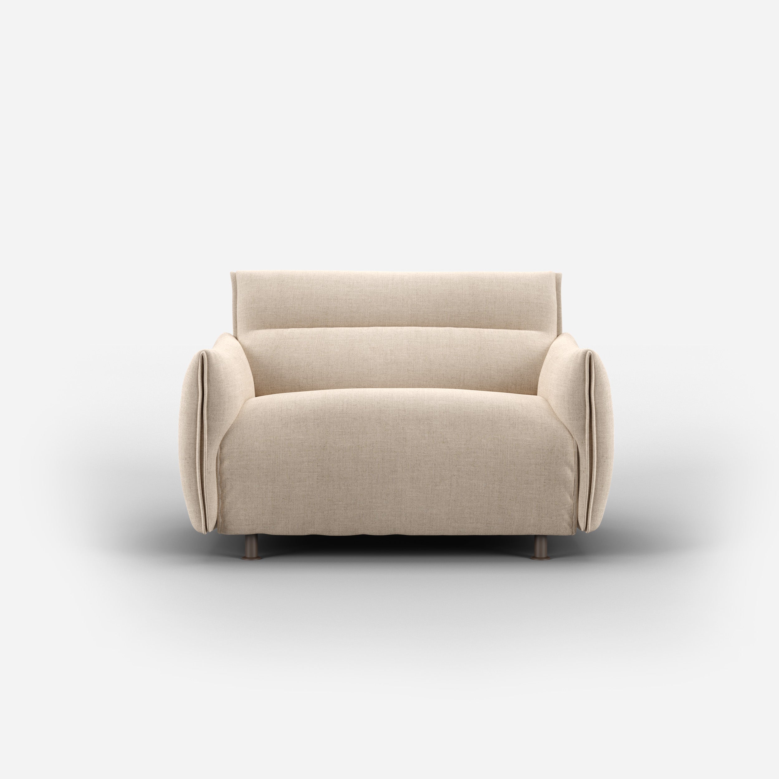 Hug 1.5 Seater Sofa (wide) | Cream Textured Weave