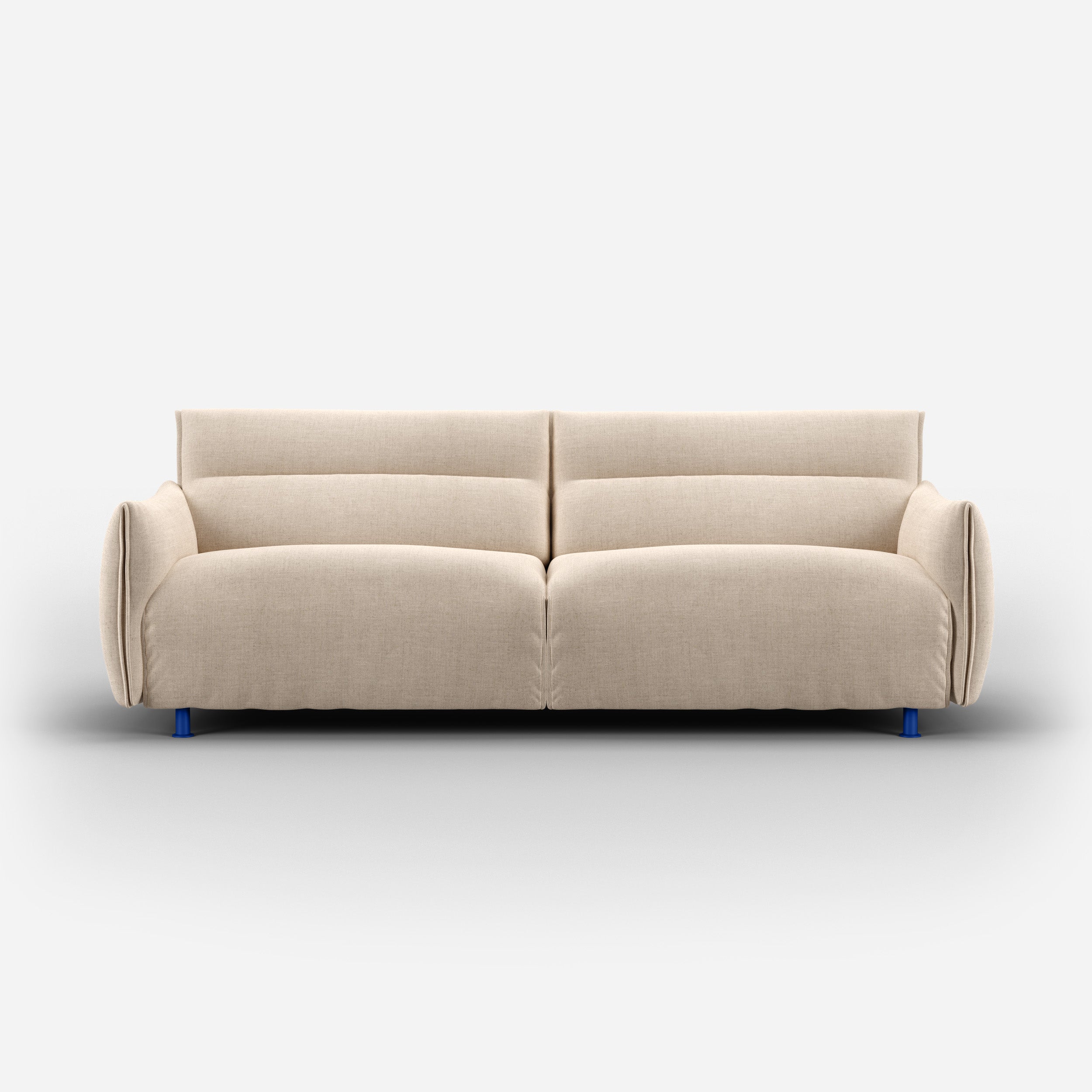 Hug 3 Seater Sofa (wide) | Cream Textured Weave