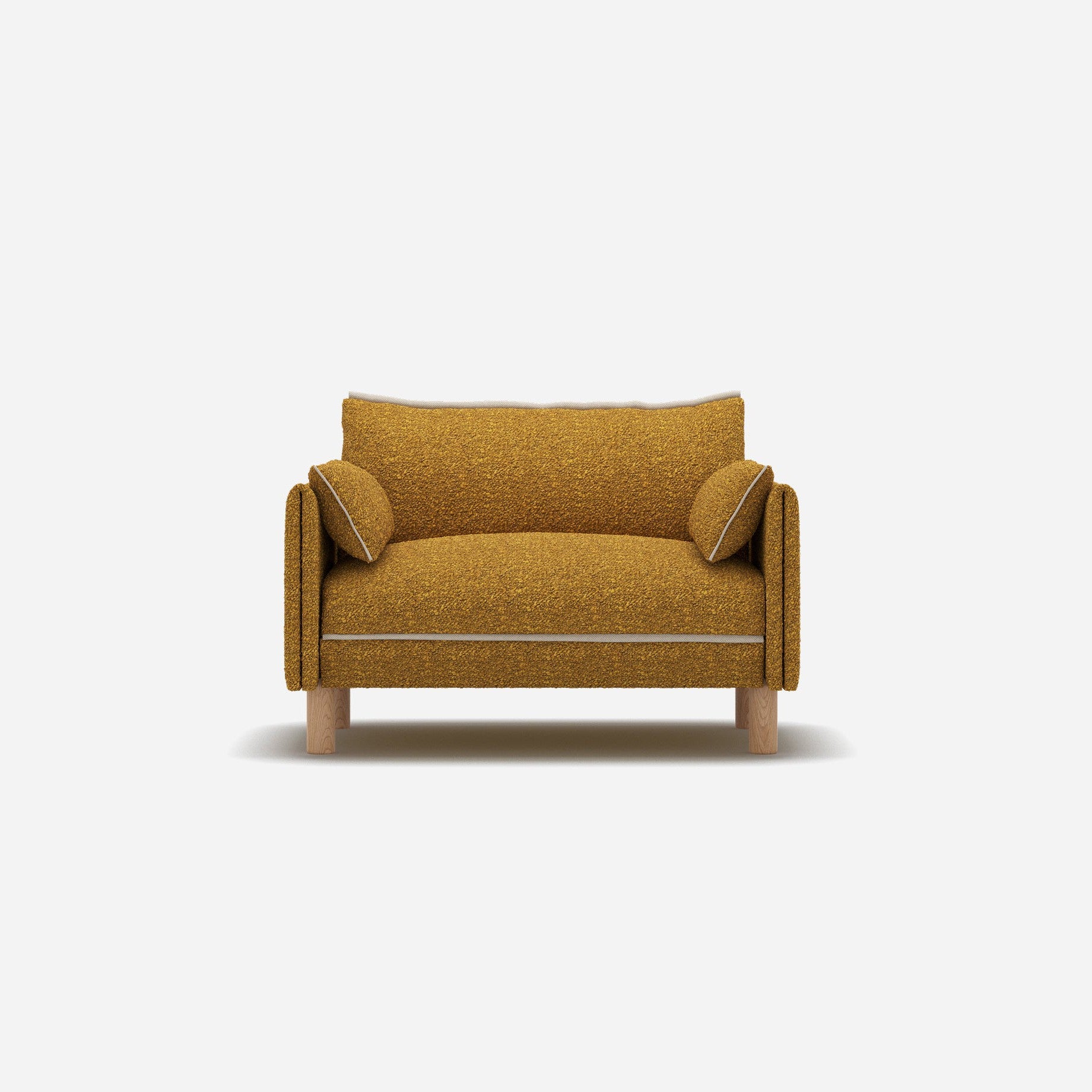 Cozy 1.5 Seater Sofa | Mustard Boucle