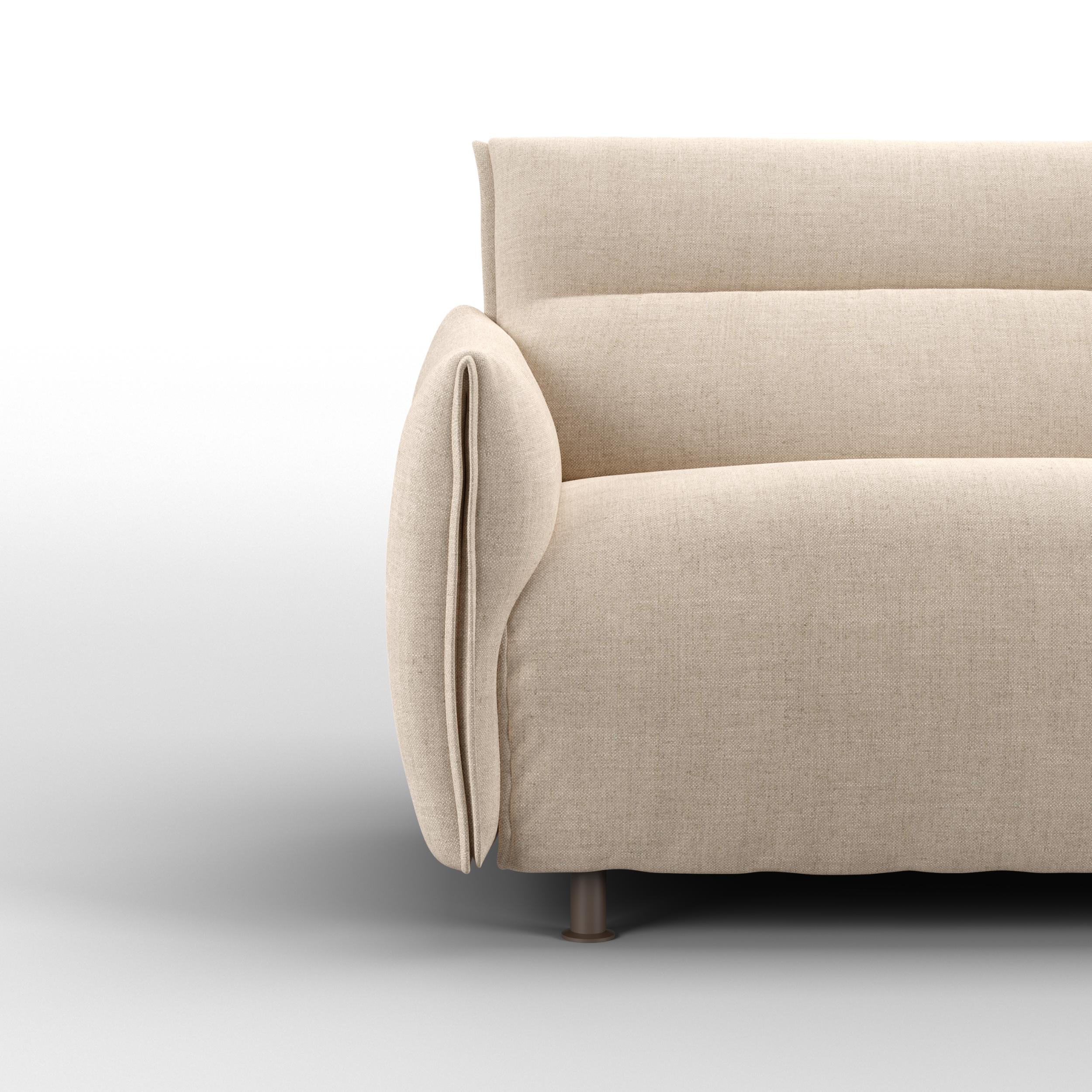 Hug Armchair (regular) | Cream Textured Weave