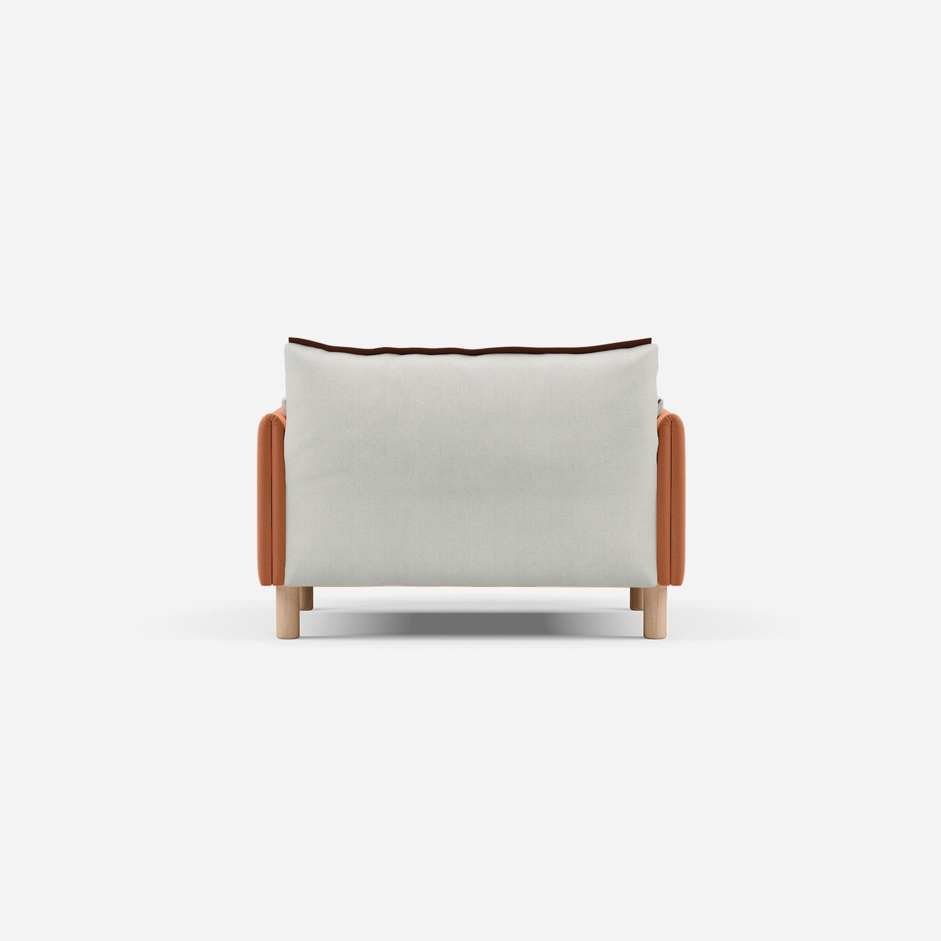 @ Natural Cotton Jacket | Brick Trim
