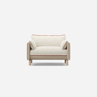 @ Cream Fleece & Cream Textured Weave | Brick Trim