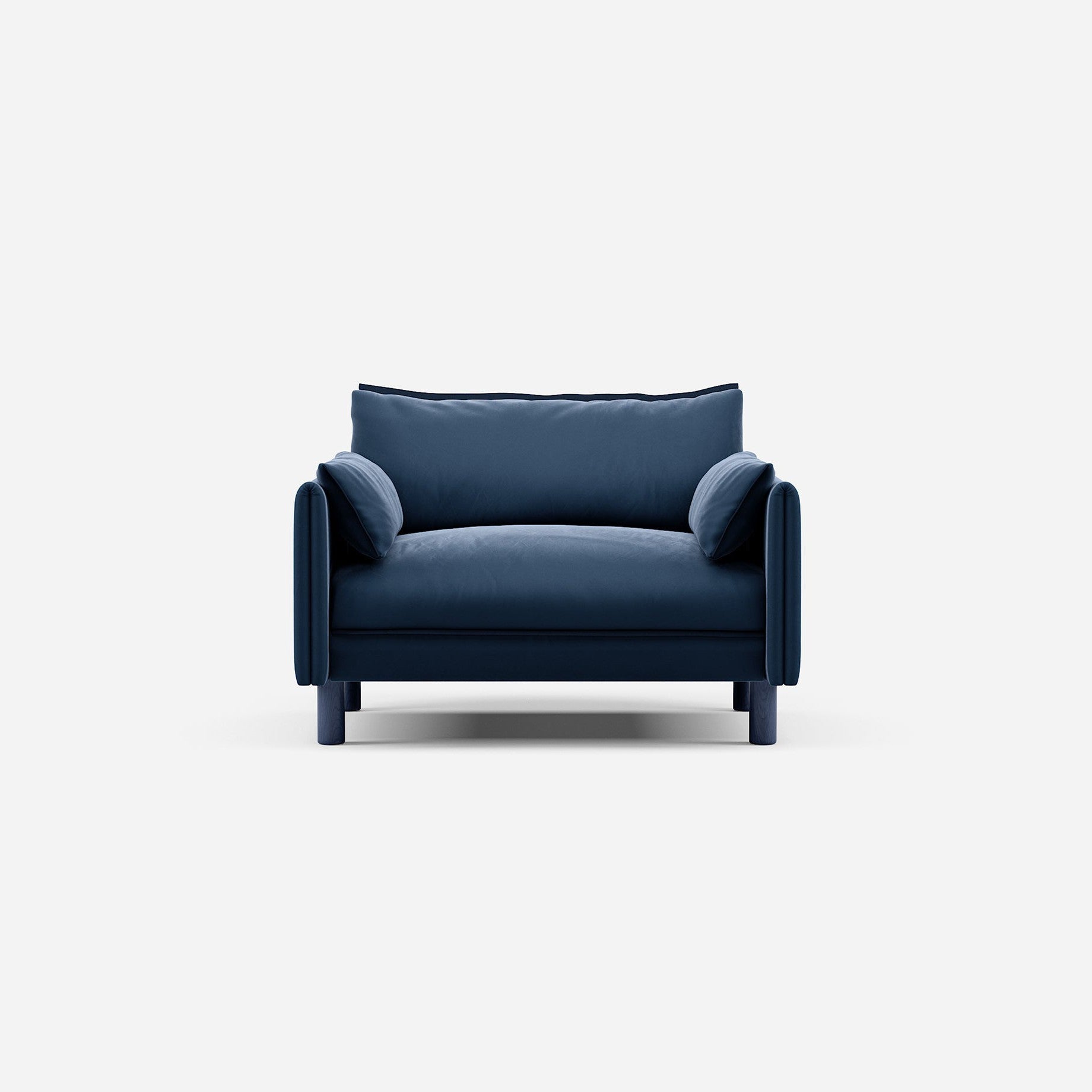 @ Midnight Blue Velvet | Dark Blue Trim