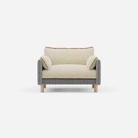 @ Cream Fleece & Cream Textured Salt & Pepper | Brick Trim