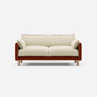 @ Cream Fleece & Rust Velvet | Brick Trim