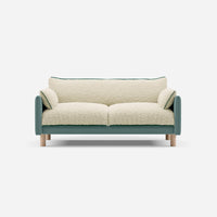 @ Cream Fleece & Sage Cotton | Green Trim
