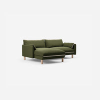 @ Dark Green Velvet Jacket | Natural Trim