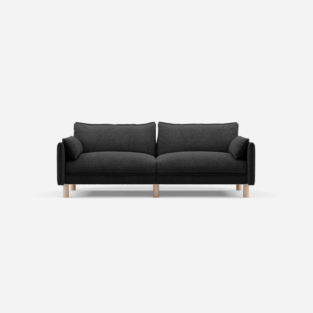 Cozy 3 Seater Sofa Boucle Trim