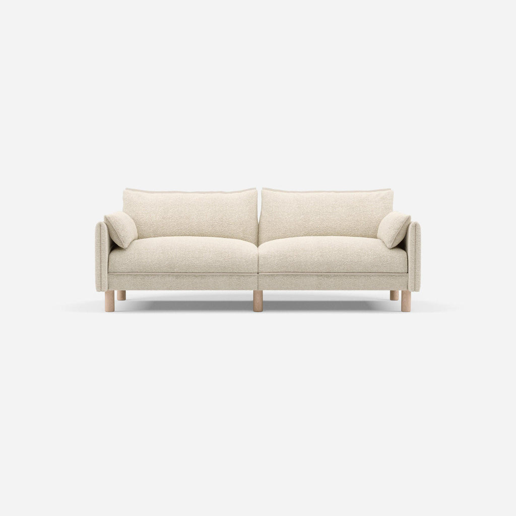 Cozy 3 Seater Sofa Ecru Boucle Trim