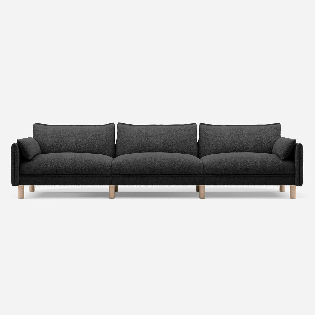Cozy 5 Seater Sofa Boucle Trim